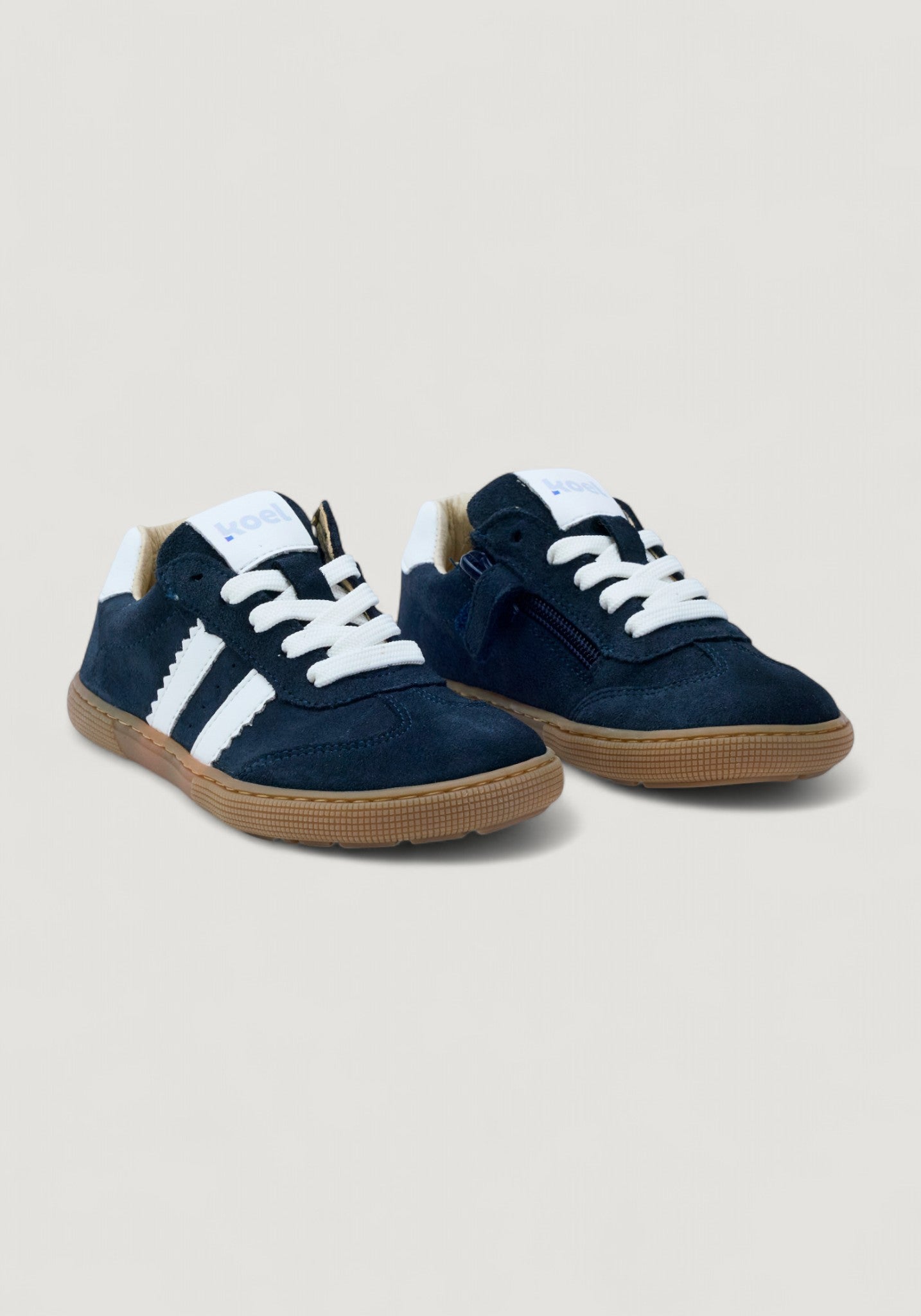 Sneakers Barefoot din piele întoarsă - Declan Navy