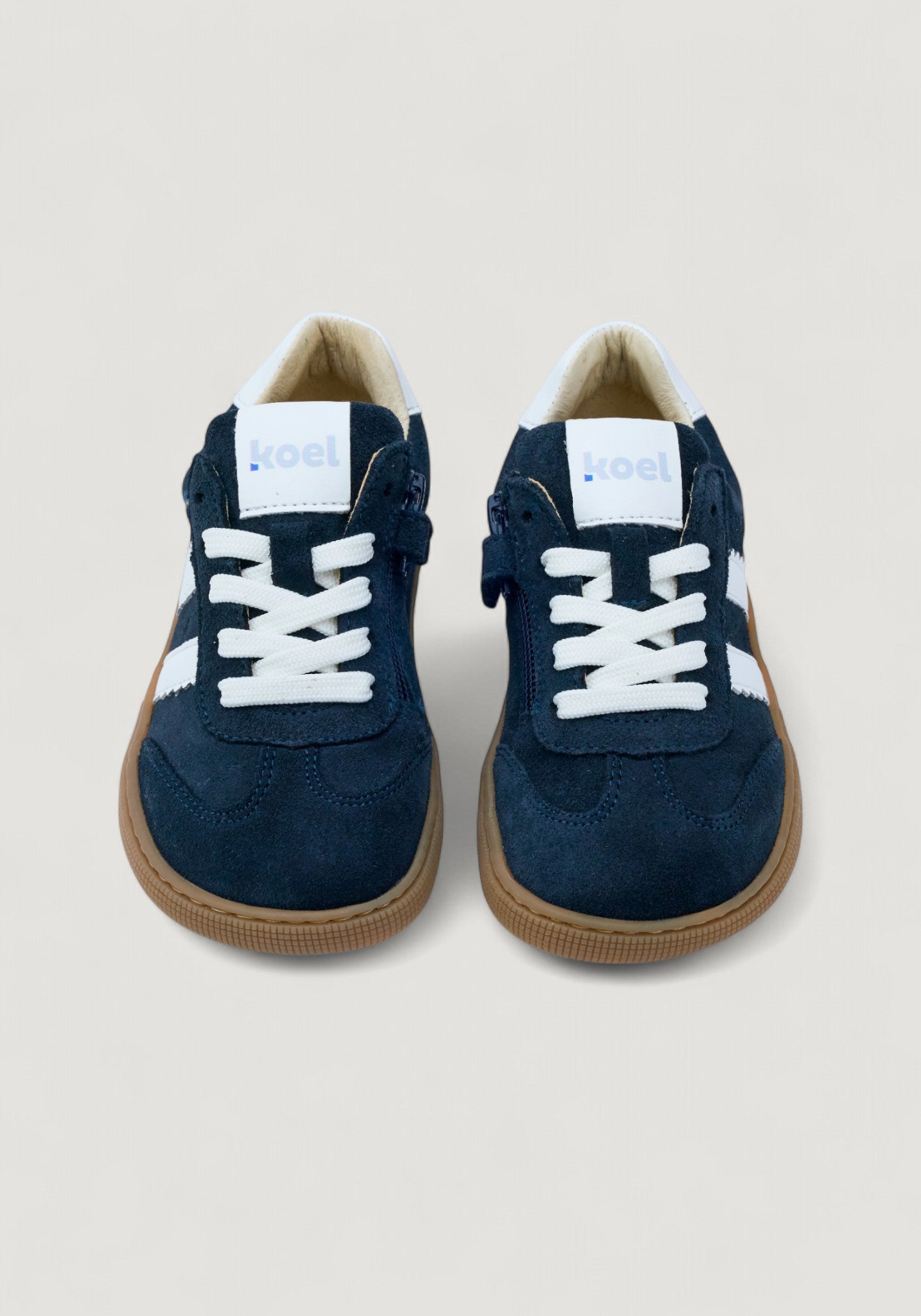 Sneakers Barefoot din piele întoarsă - Declan Navy
