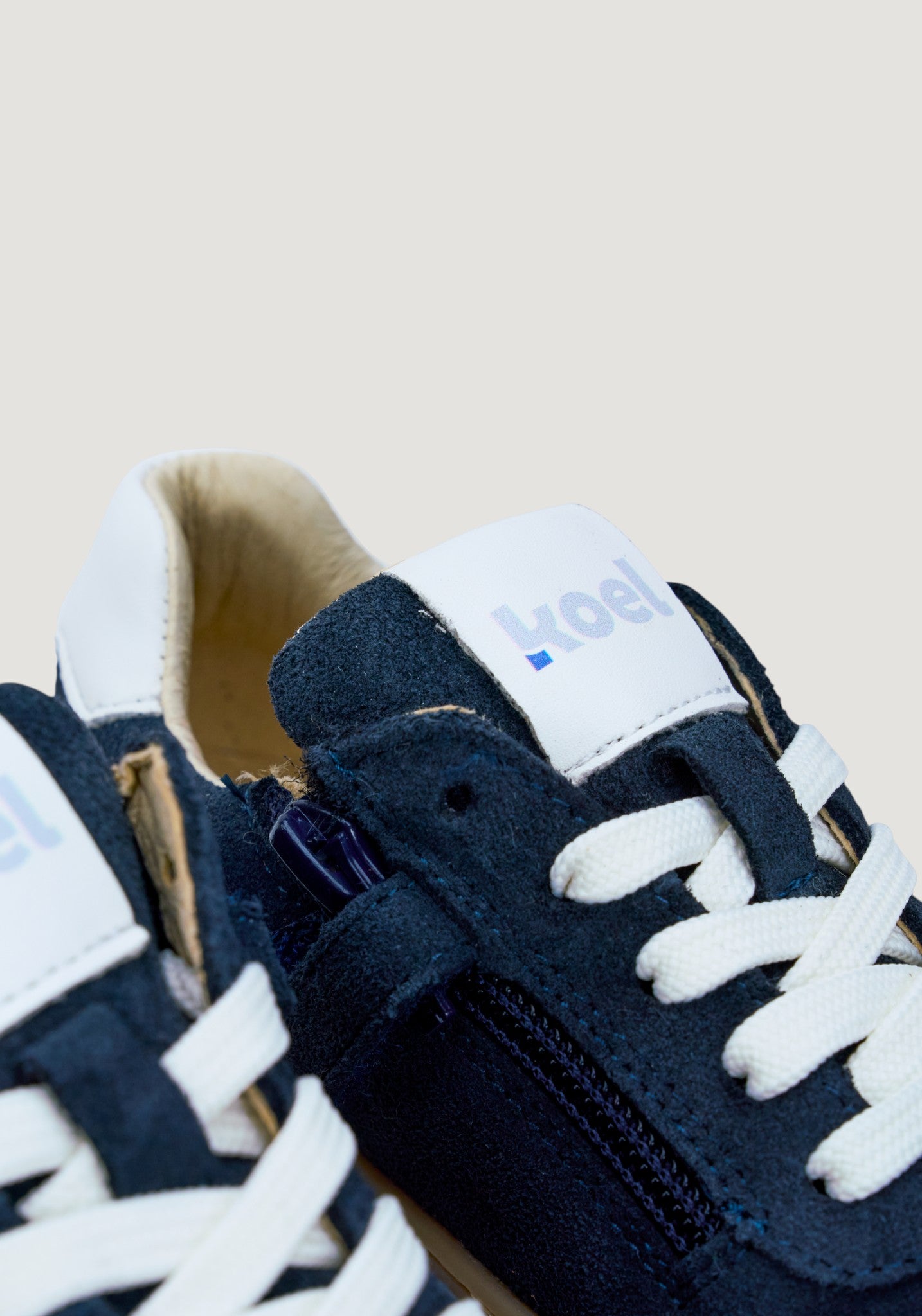 Sneakers Barefoot din piele întoarsă - Declan Navy