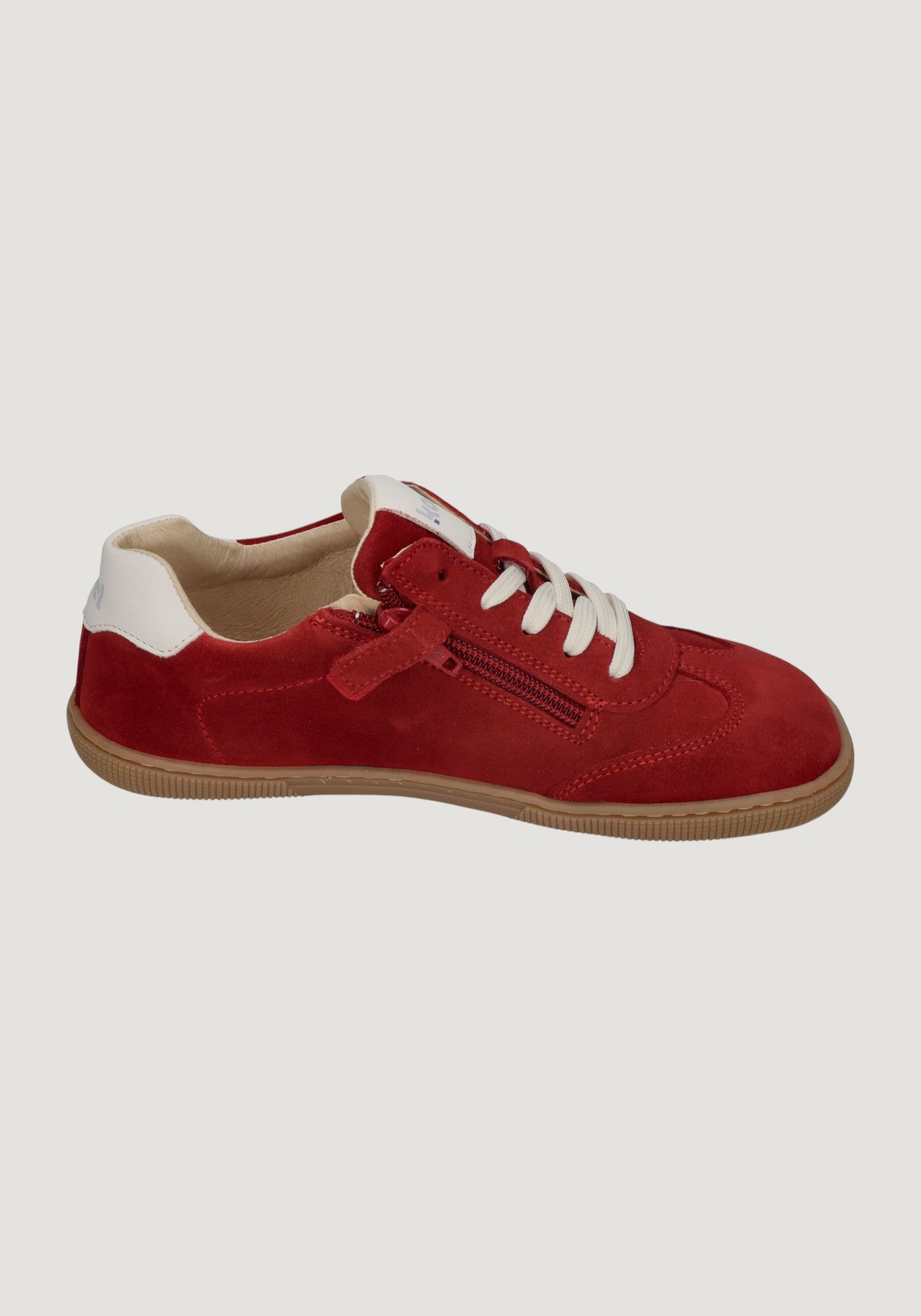 Sneakers Barefoot din piele întoarsă - Declan Red
