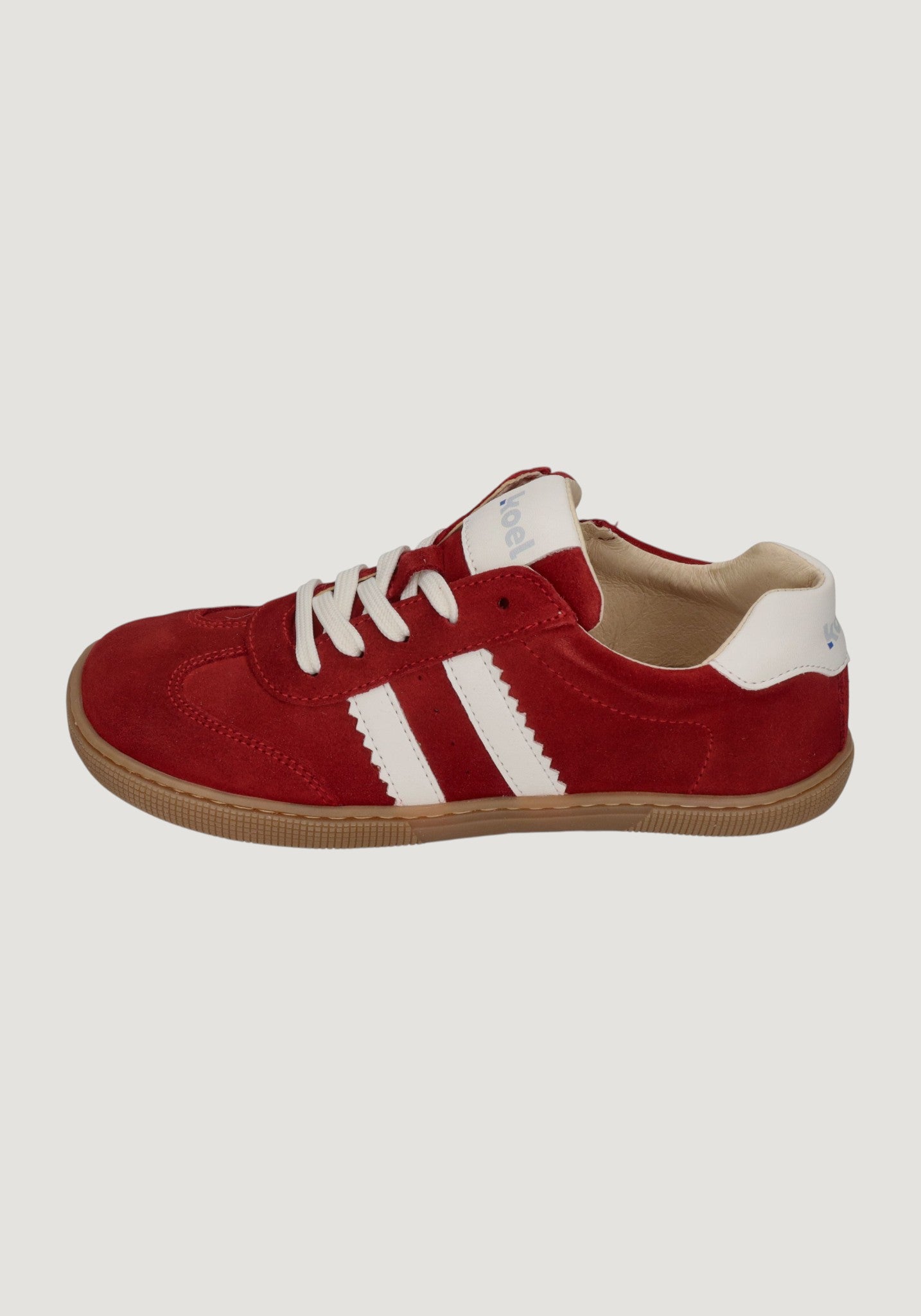 Sneakers Barefoot din piele întoarsă - Declan Red