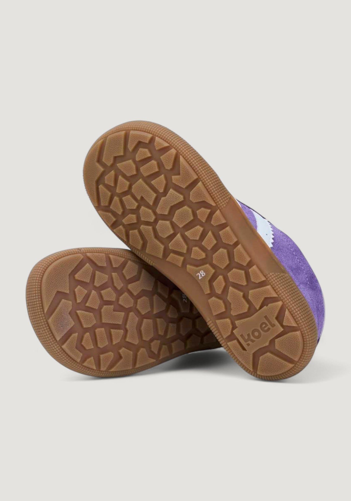 Sneakers Barefoot din piele întoarsă - Declan Violet