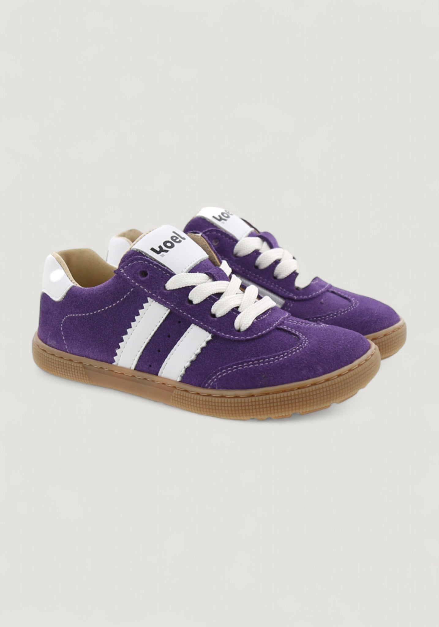 Sneakers Barefoot din piele întoarsă - Declan Violet