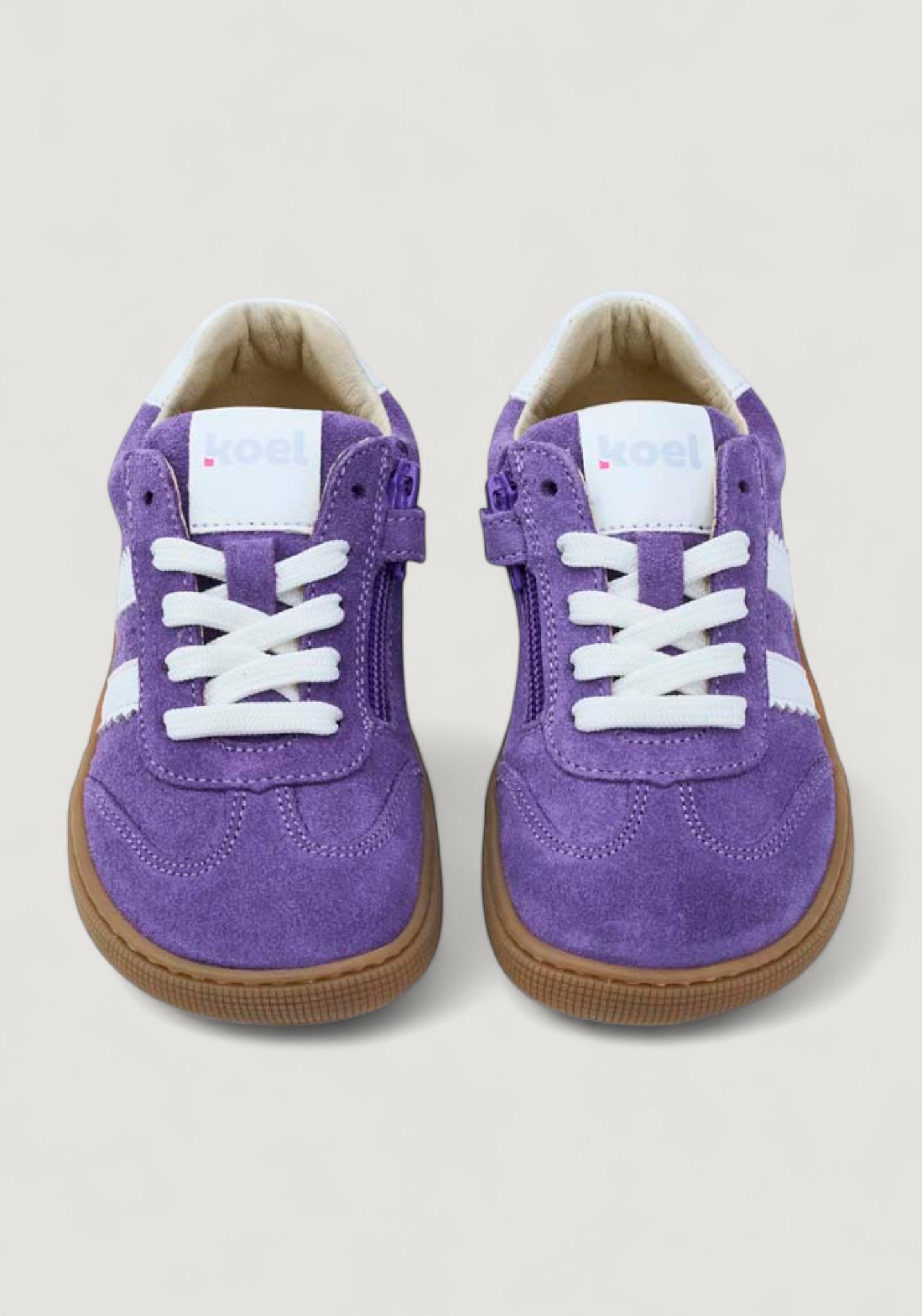 Sneakers Barefoot din piele întoarsă - Declan Violet