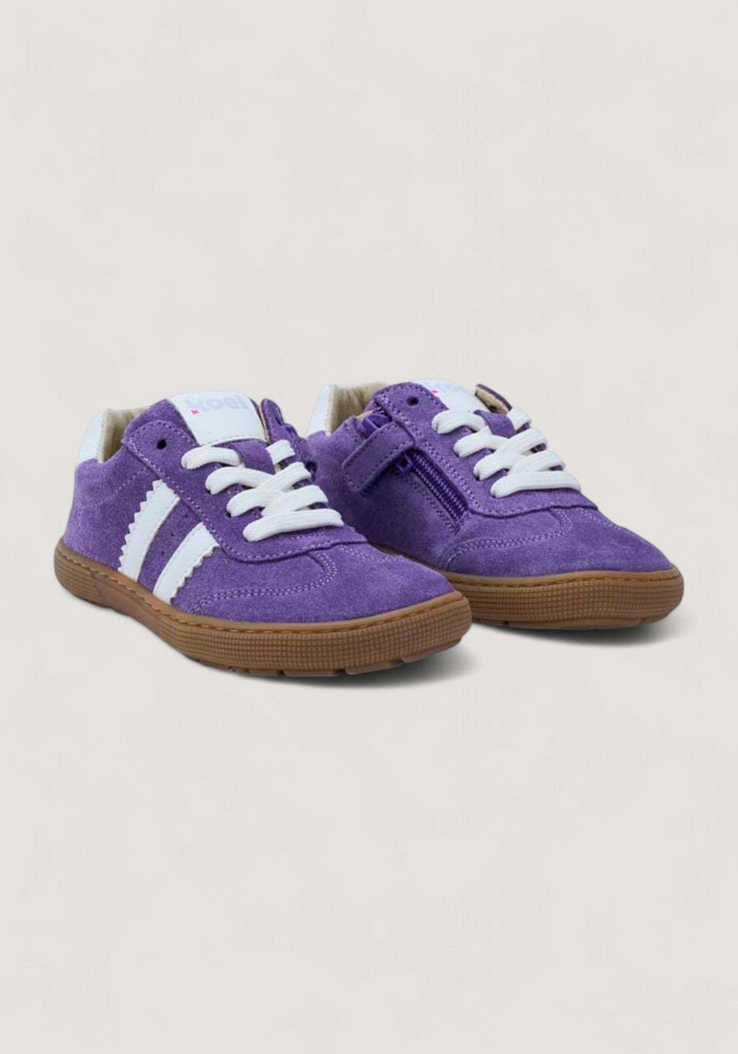 Sneakers Barefoot din piele întoarsă - Declan Violet