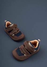 Sneakers Barefoot din piele întoarsă - Elroy Dark Brown