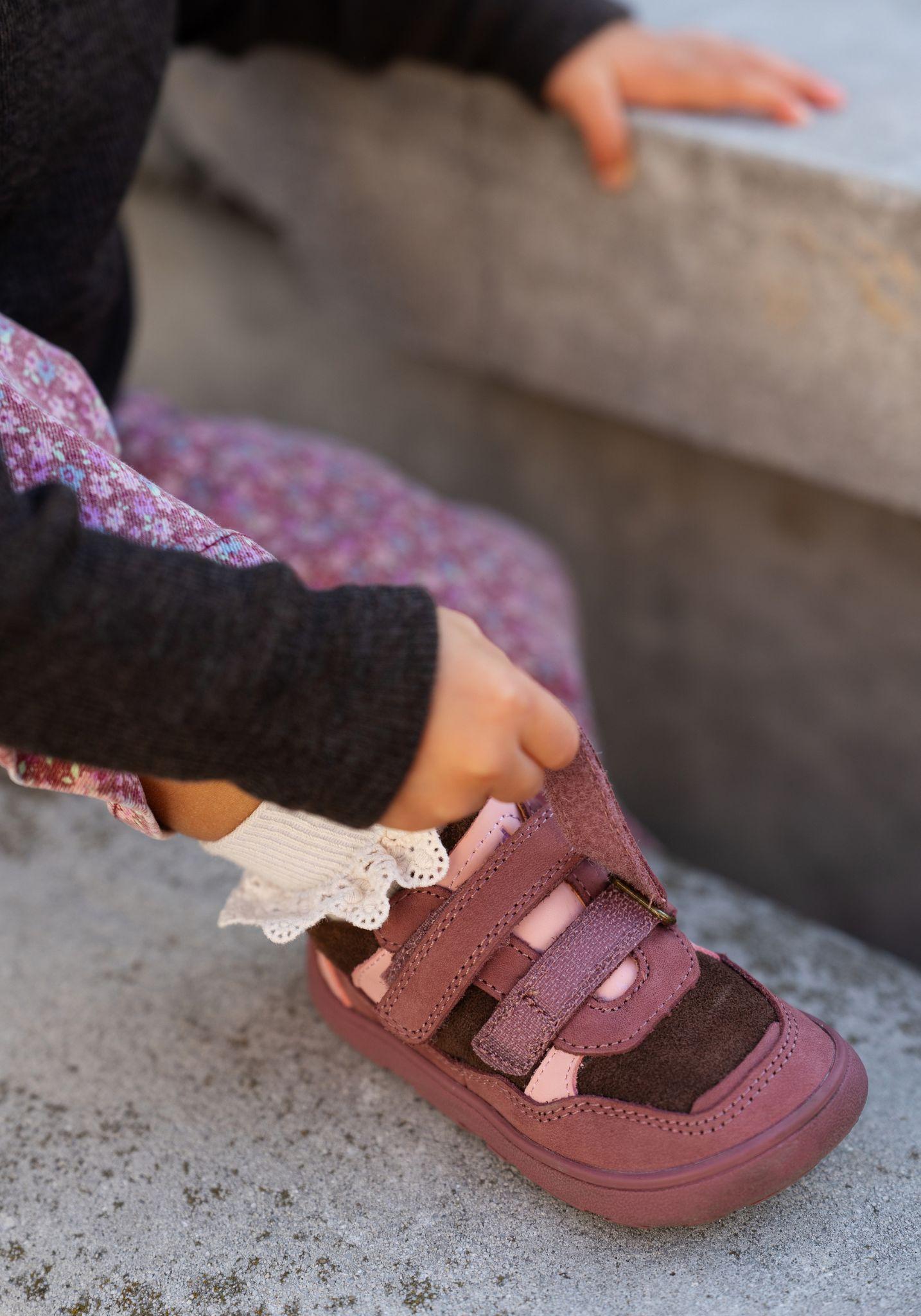Sneakers Barefoot din piele întoarsă - Elroy Plum