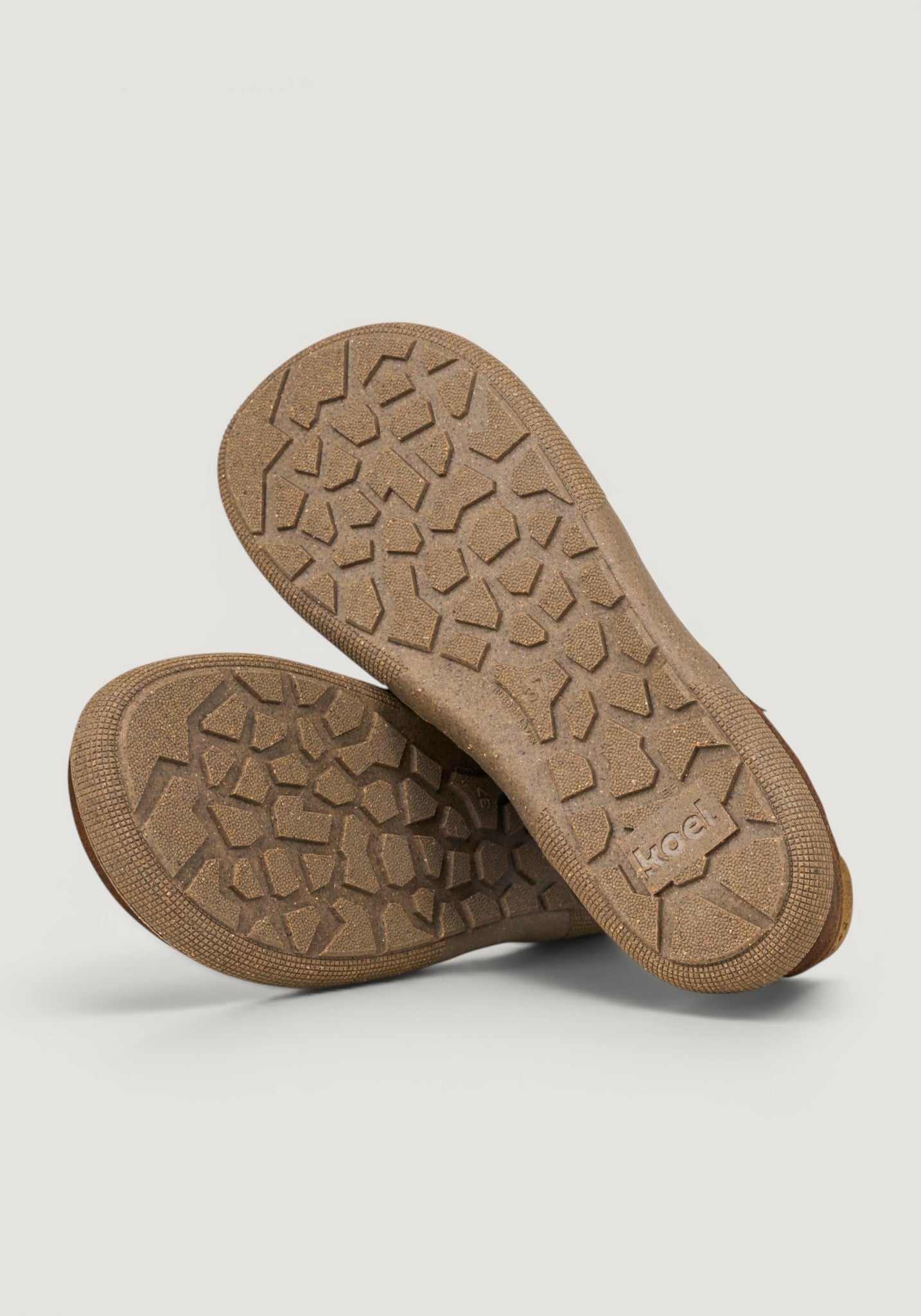 Sneakers Barefoot din piele întoarsă - Francie Cognac