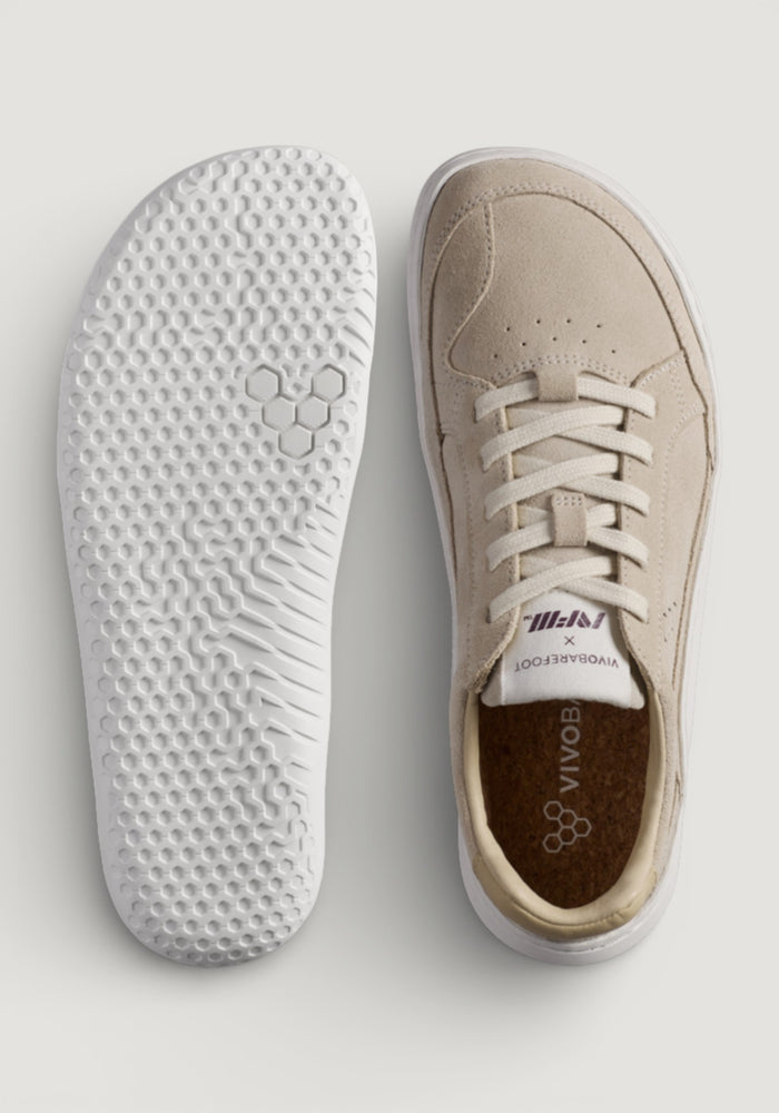 Sneakers Barefoot din piele - Gobi II Women Sand/Fig