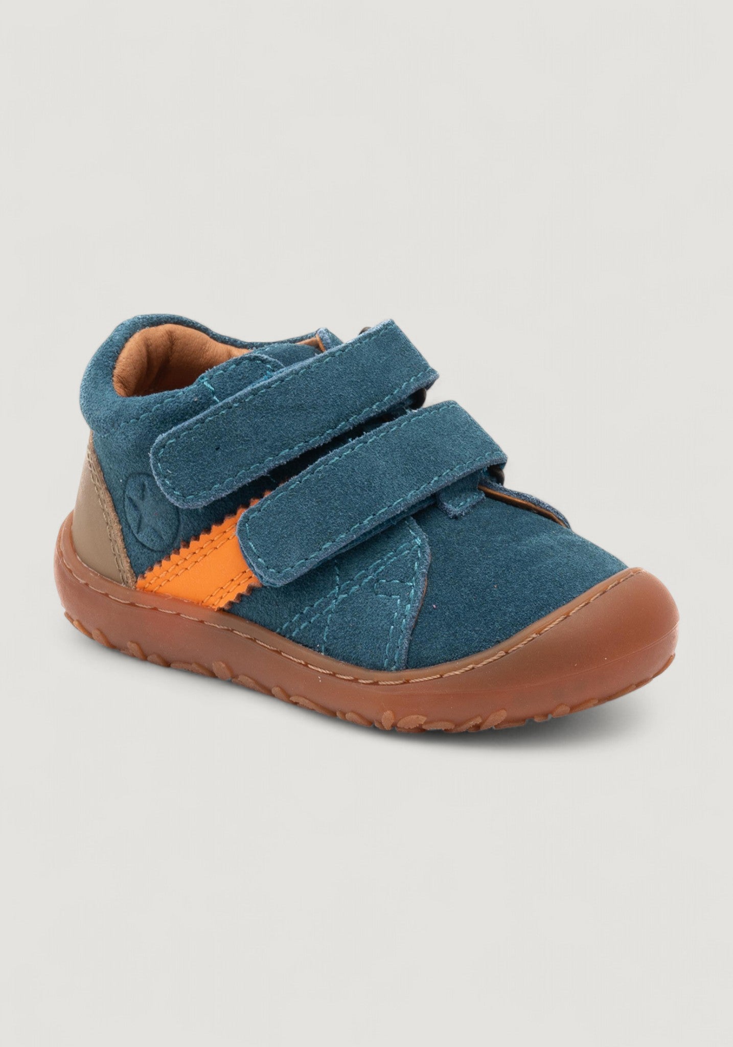 Sneakers Barefoot din piele întoarsă - Hale Petrol Play