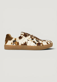 Sneakers Barefoot din piele întoarsă - Helena Fantasy Beige