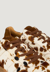 Sneakers Barefoot din piele întoarsă - Helena Fantasy Beige