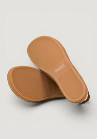 Sneakers Barefoot din piele întoarsă - Helena Fantasy Beige