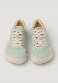 Sneakers Barefoot din piele întoarsă - Helena Mint