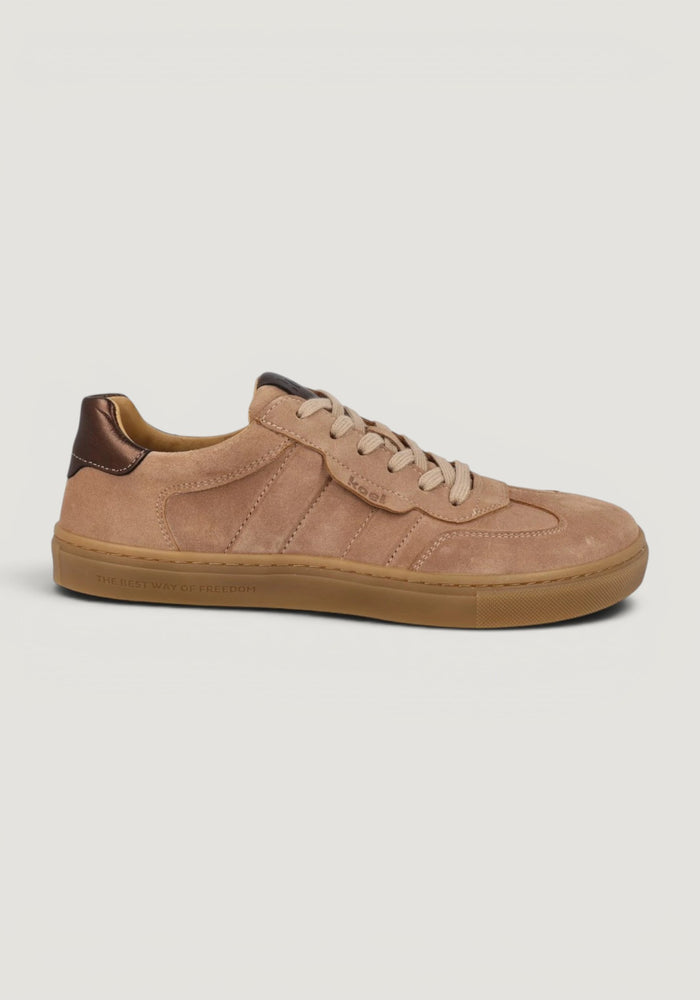 Sneakers Barefoot din piele întoarsă - Helena Old Pink