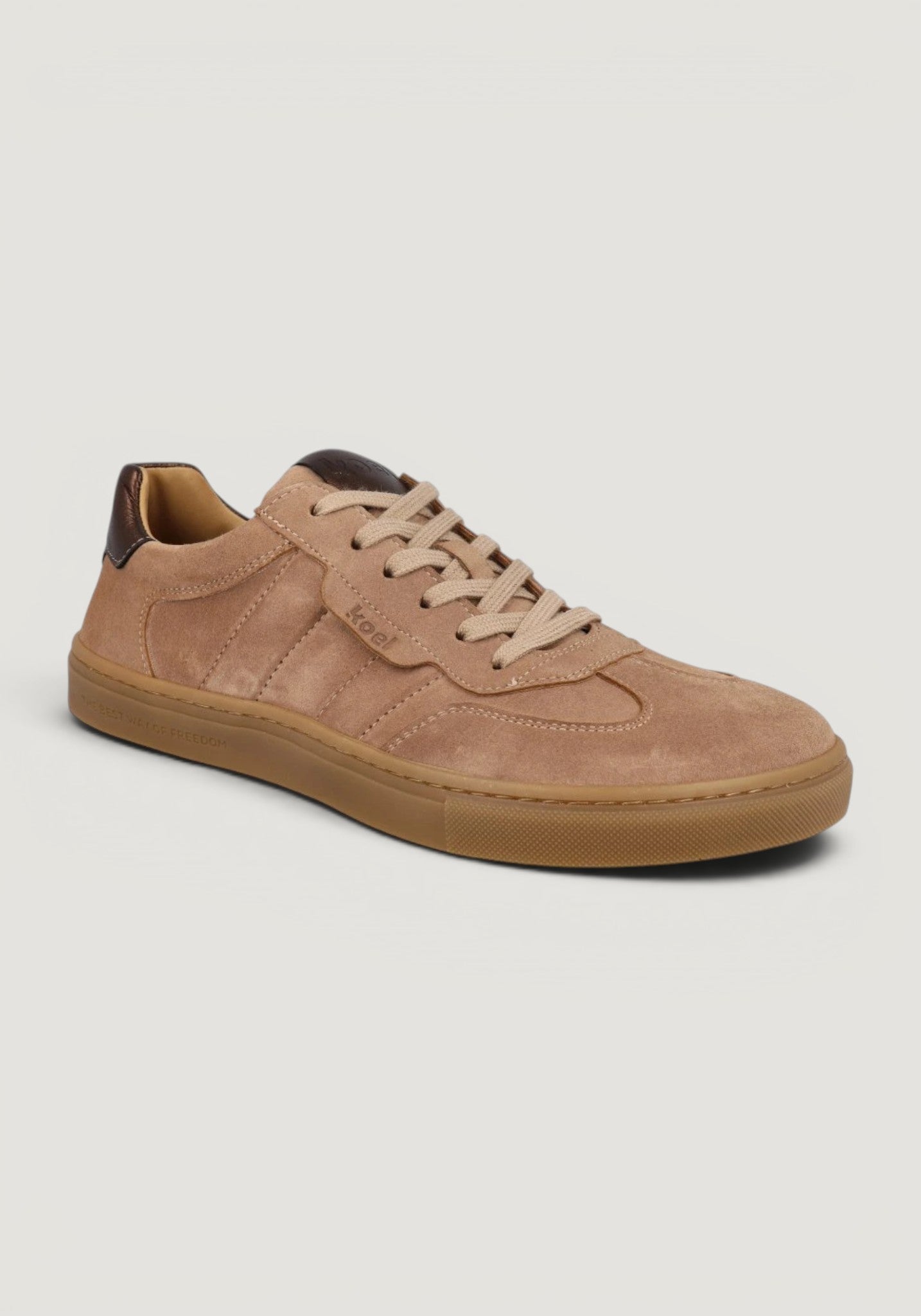 Sneakers Barefoot din piele întoarsă - Helena Old Pink
