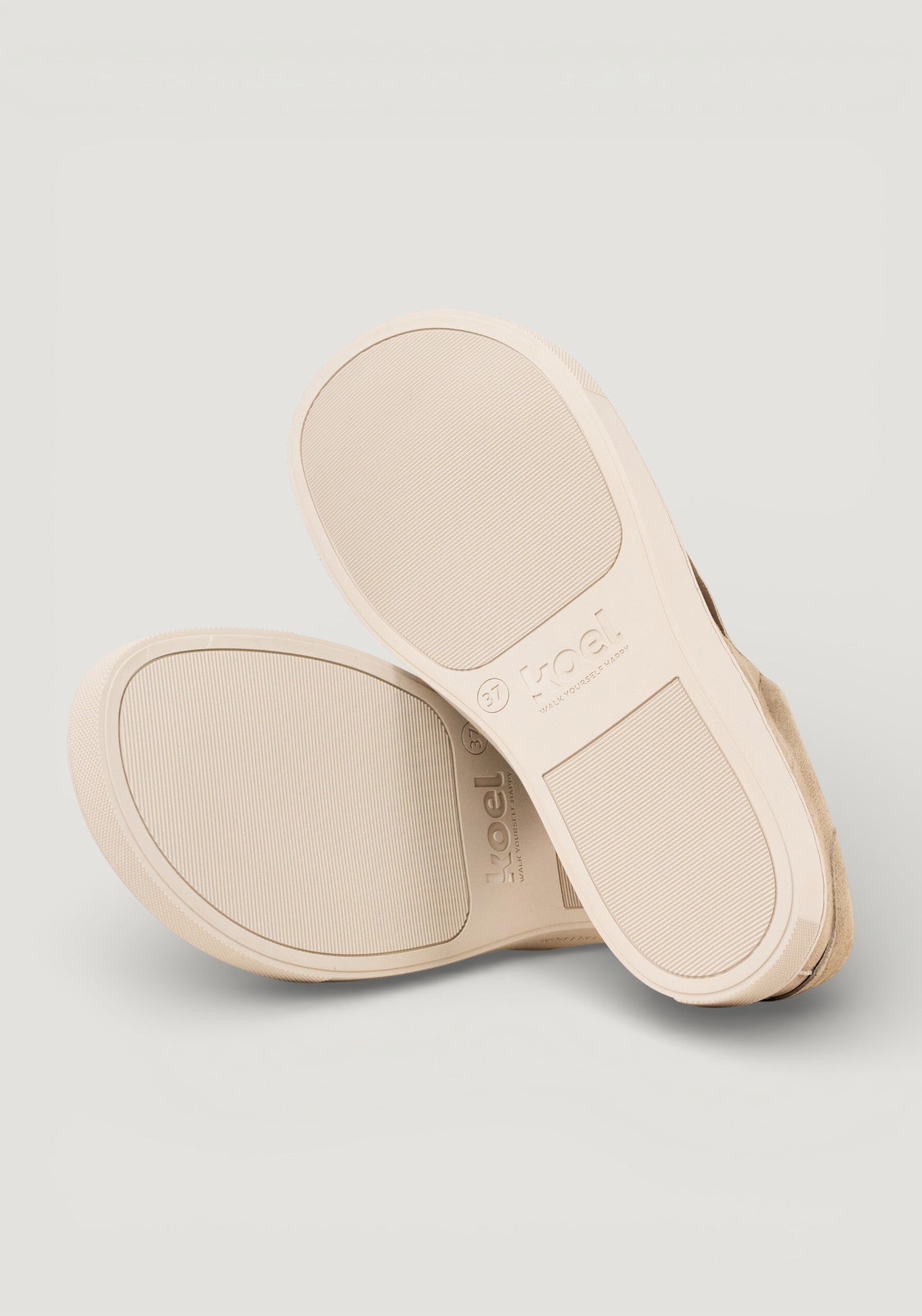 Sneakers Barefoot din piele întoarsă - Helena Taupe