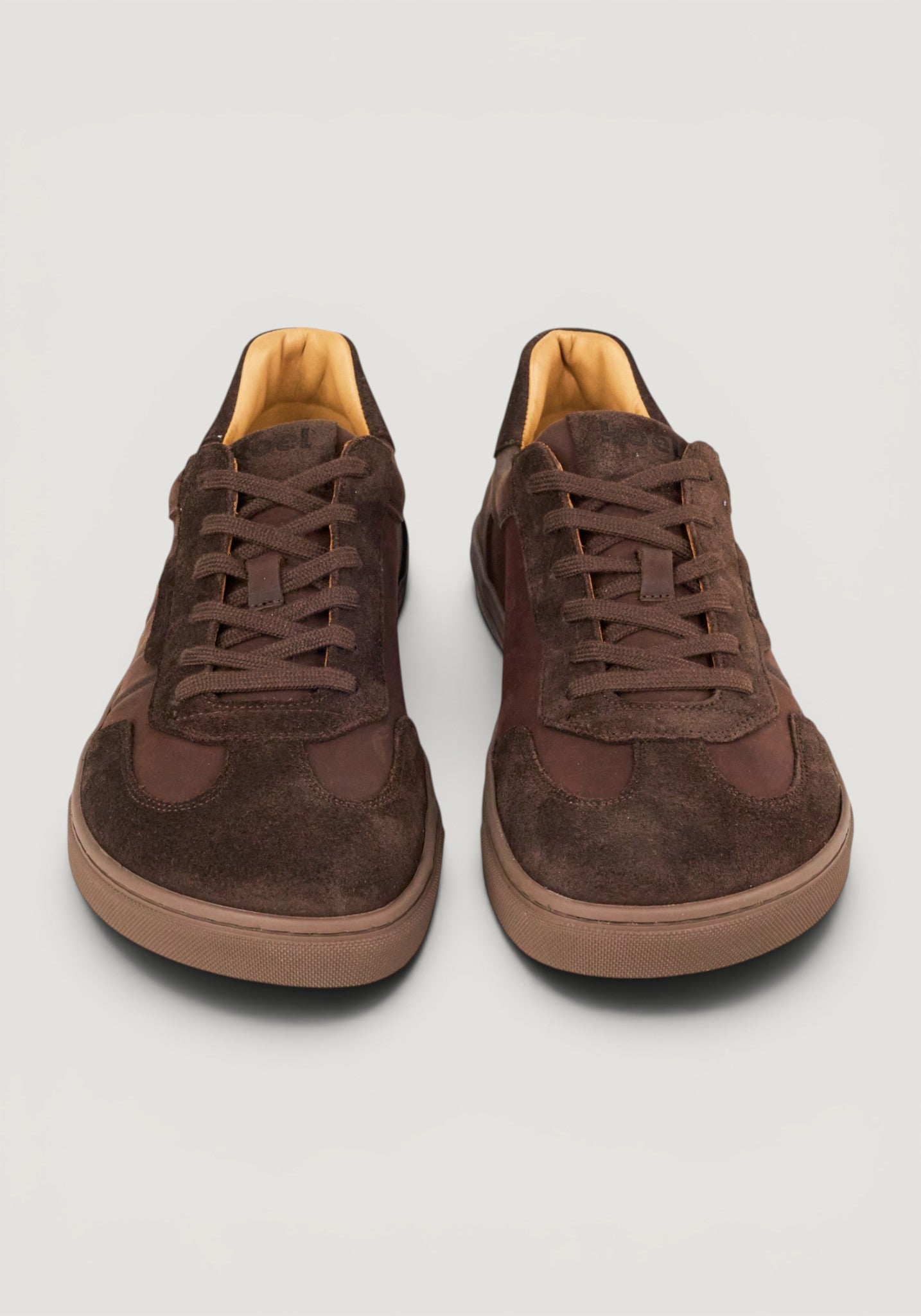 Sneakers Barefoot din piele întoarsă - Helio Chocolate