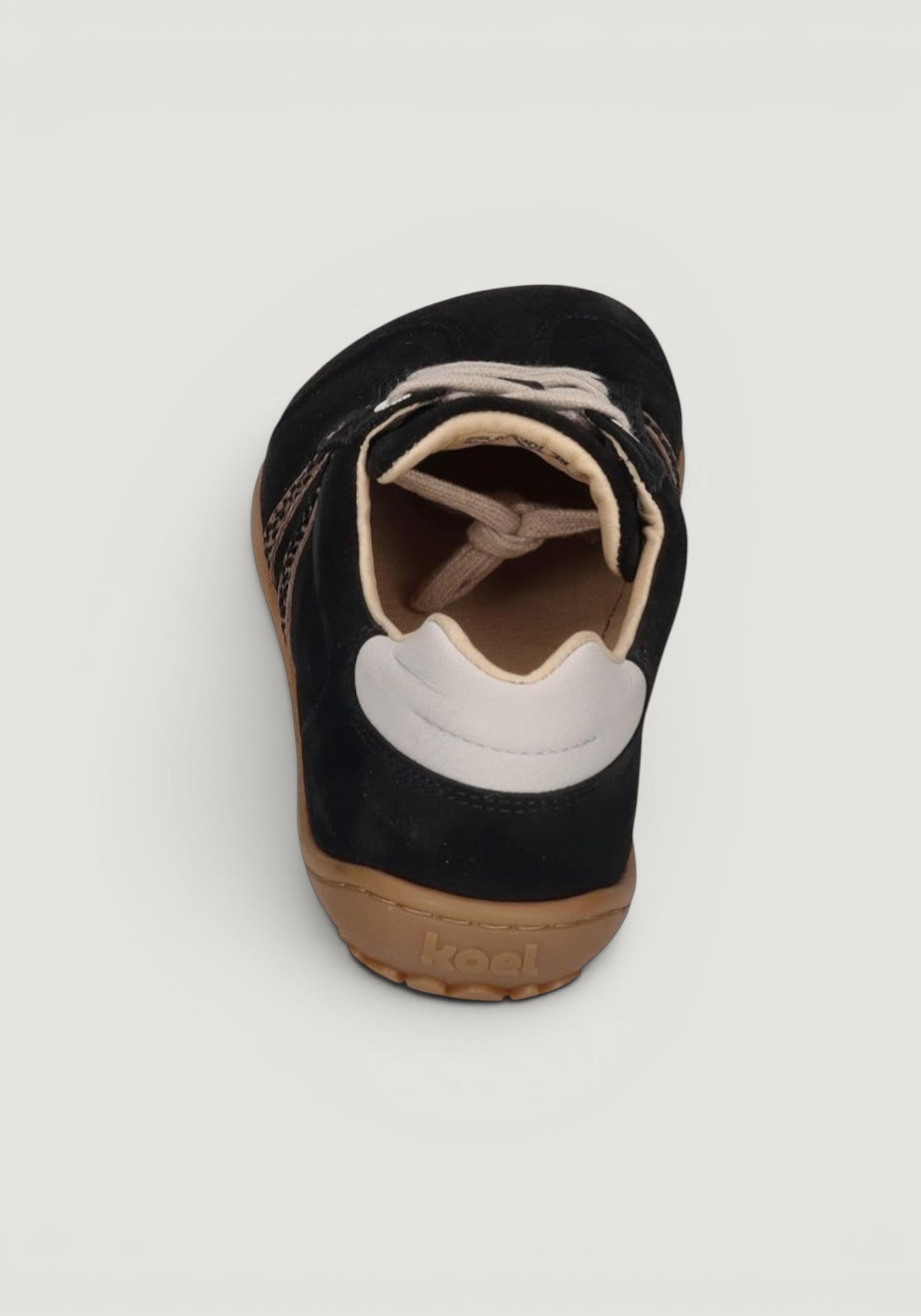 Sneakers Barefoot din piele întoarsă - Ila Black Leopardo