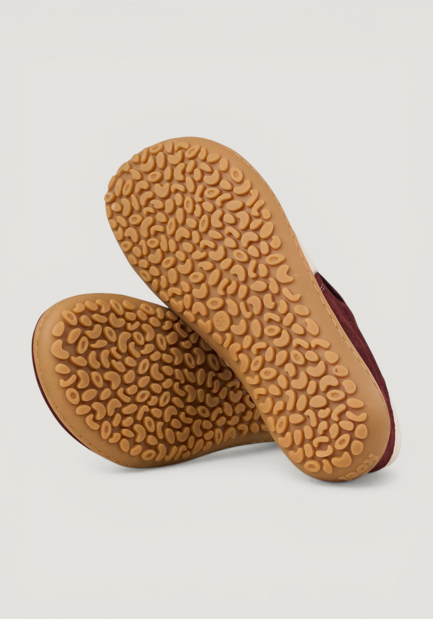 Sneakers Barefoot din piele întoarsă - Ila Bordo