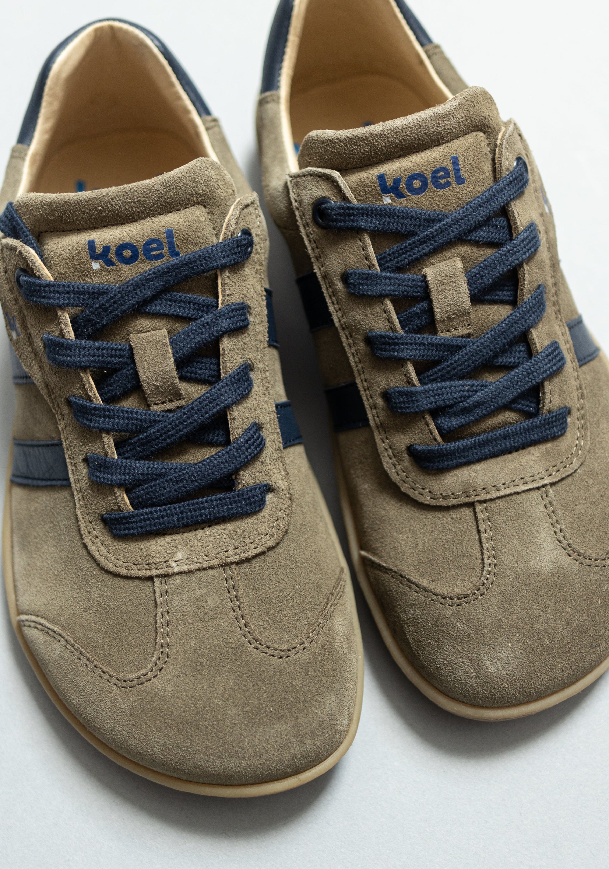 Sneakers Barefoot adulți din piele - Ila Olive Koel HipHip.ro