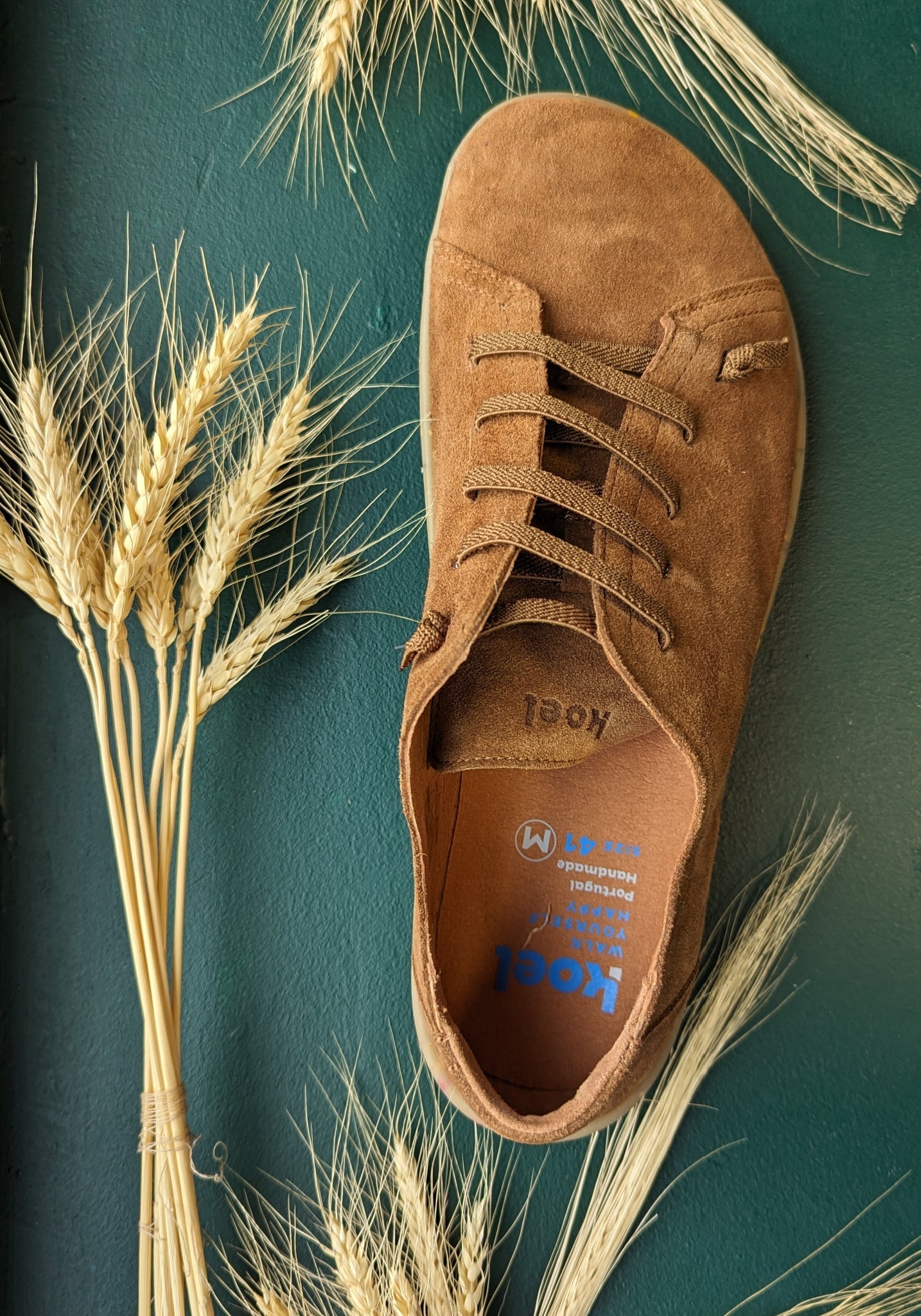 Sneakers Barefoot adulți din piele - Izzie Cognac Koel HipHip.ro