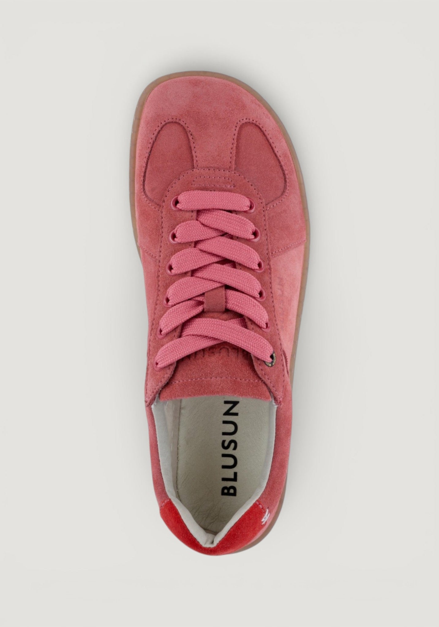 Sneakers Barefoot din piele întoarsă - Pink