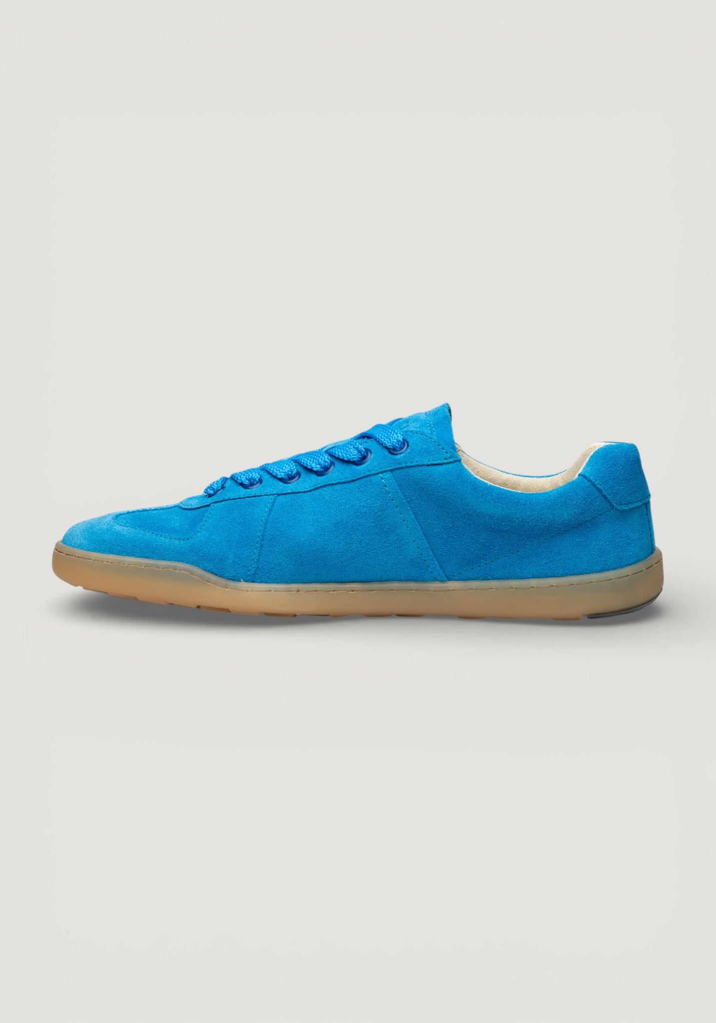 Sneakers Barefoot din piele întoarsă - Sky Blue