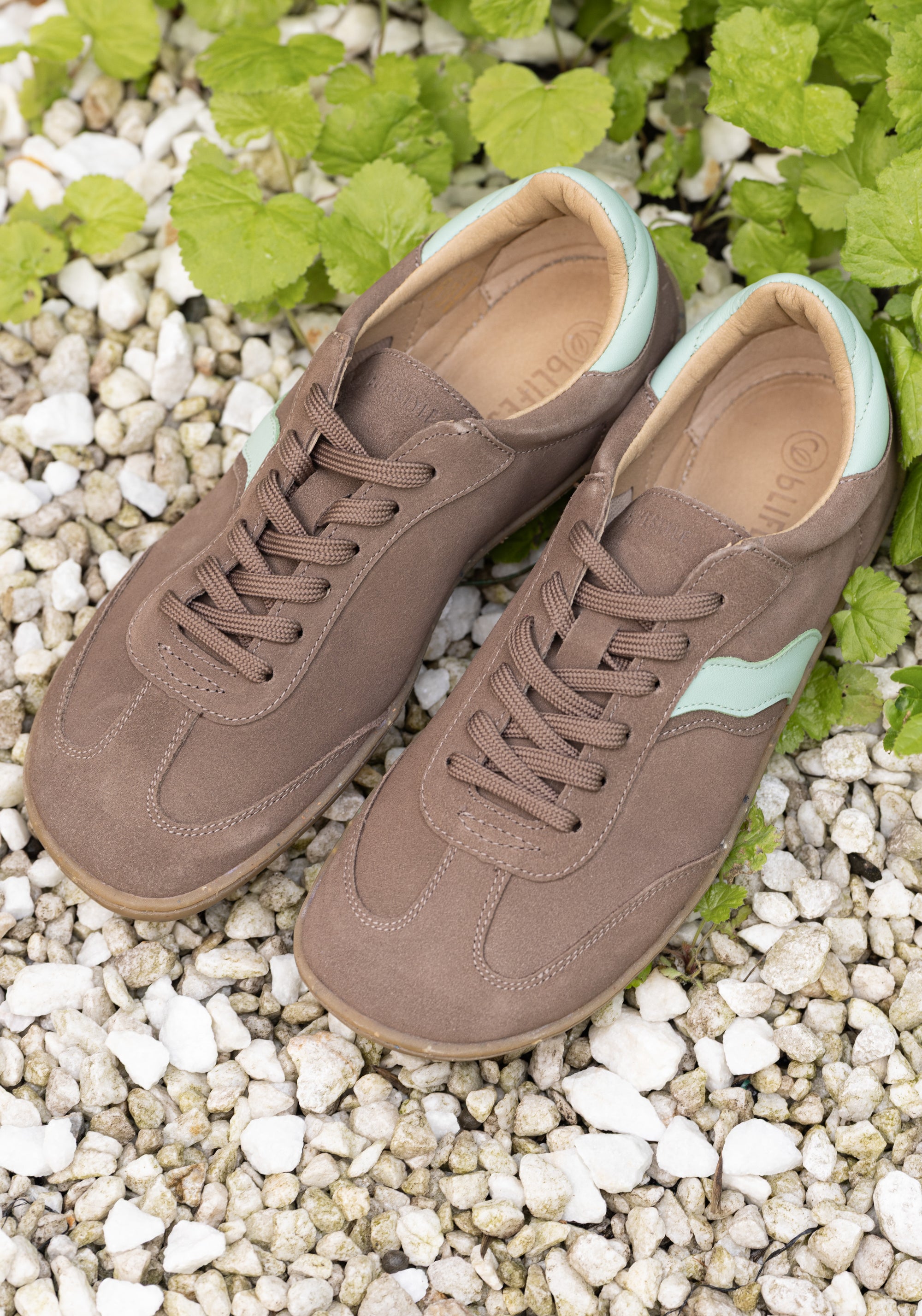 Sneakers Barefoot din piele întoarsă - Wild Style Taupe