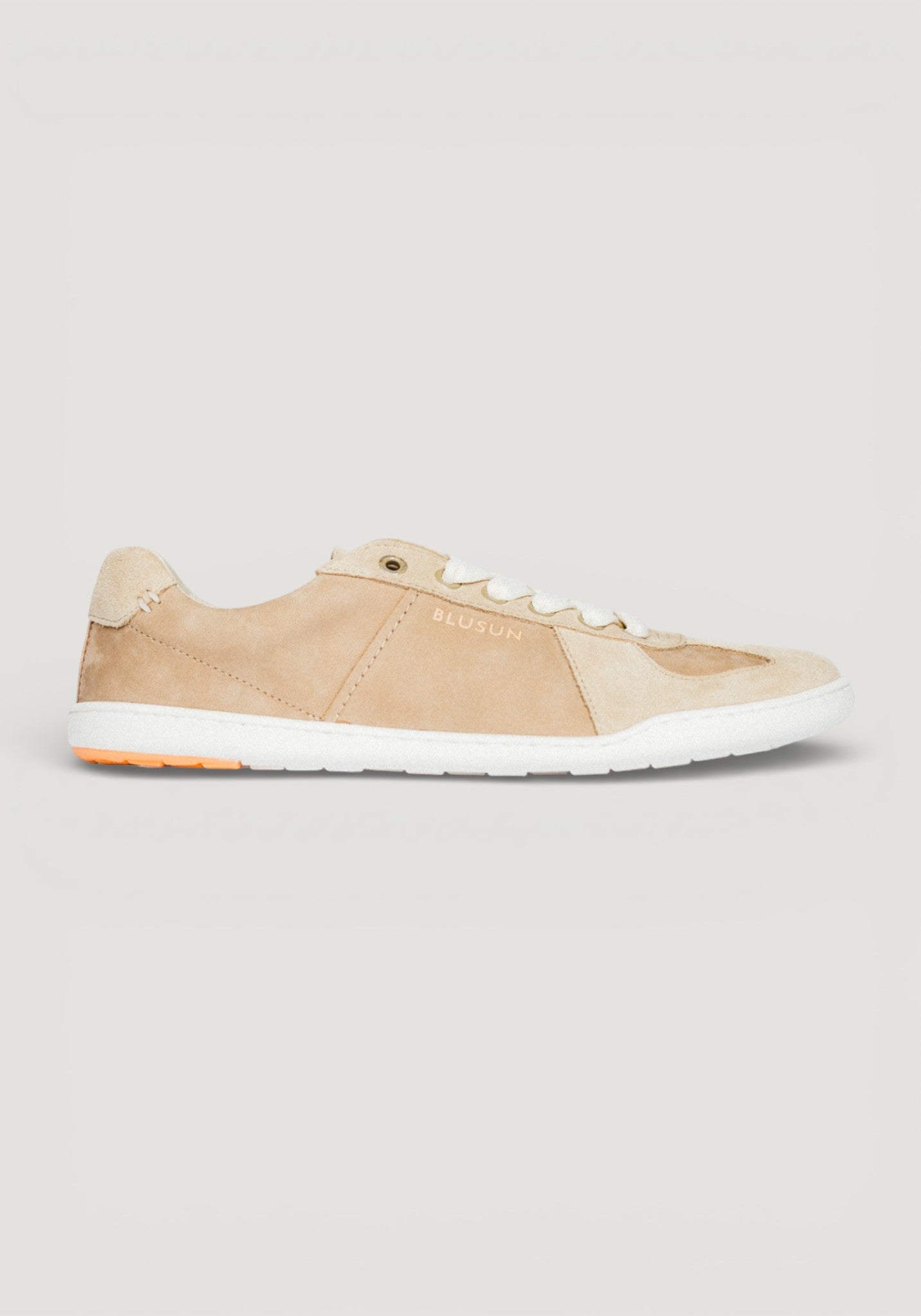 Sneakers Barefoot din piele - Light Beige