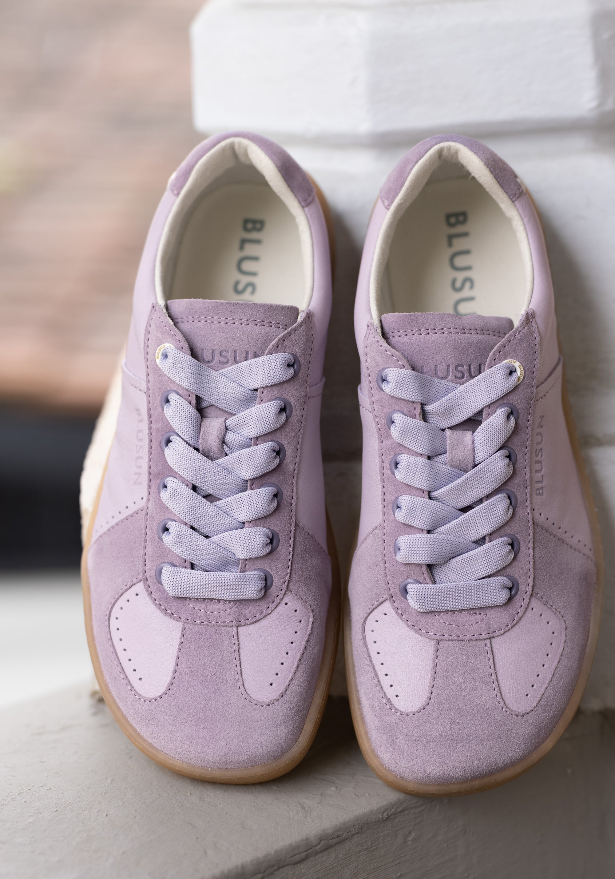 Sneakers Barefoot din piele - Lilac