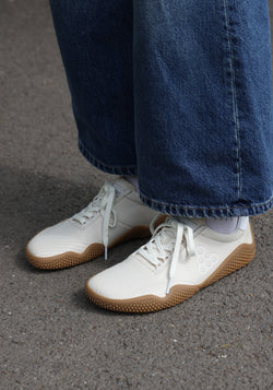 Sneakers Barefoot din piele - Motus Studio Leather Women Sand