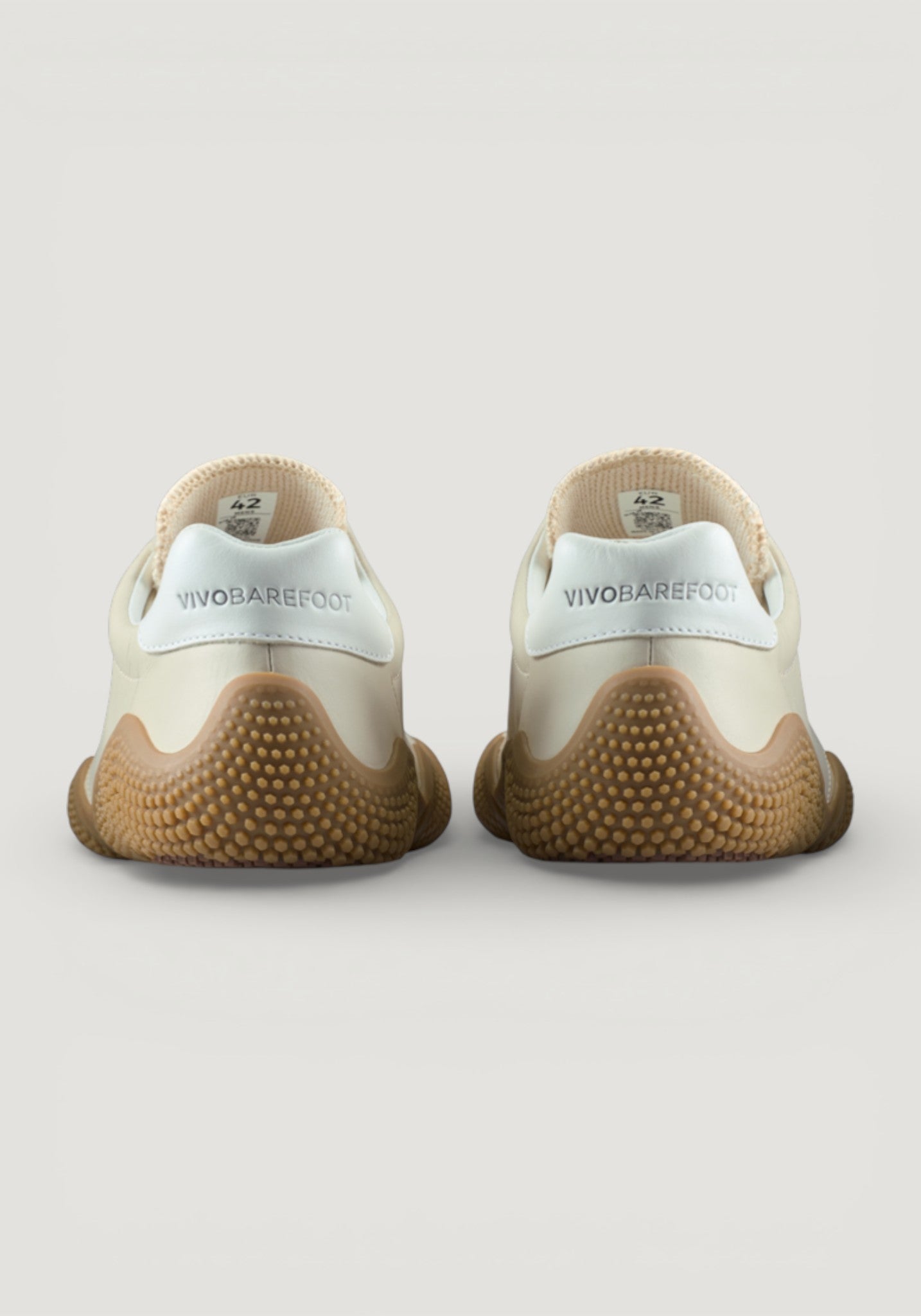 Sneakers Barefoot din piele - Motus Studio Leather Women Sand