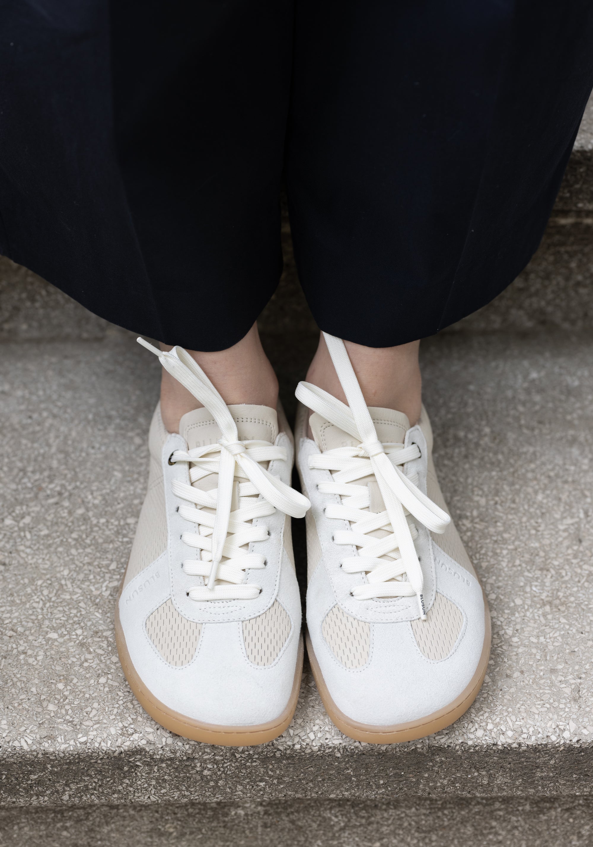 Sneakers Barefoot din piele - Off White
