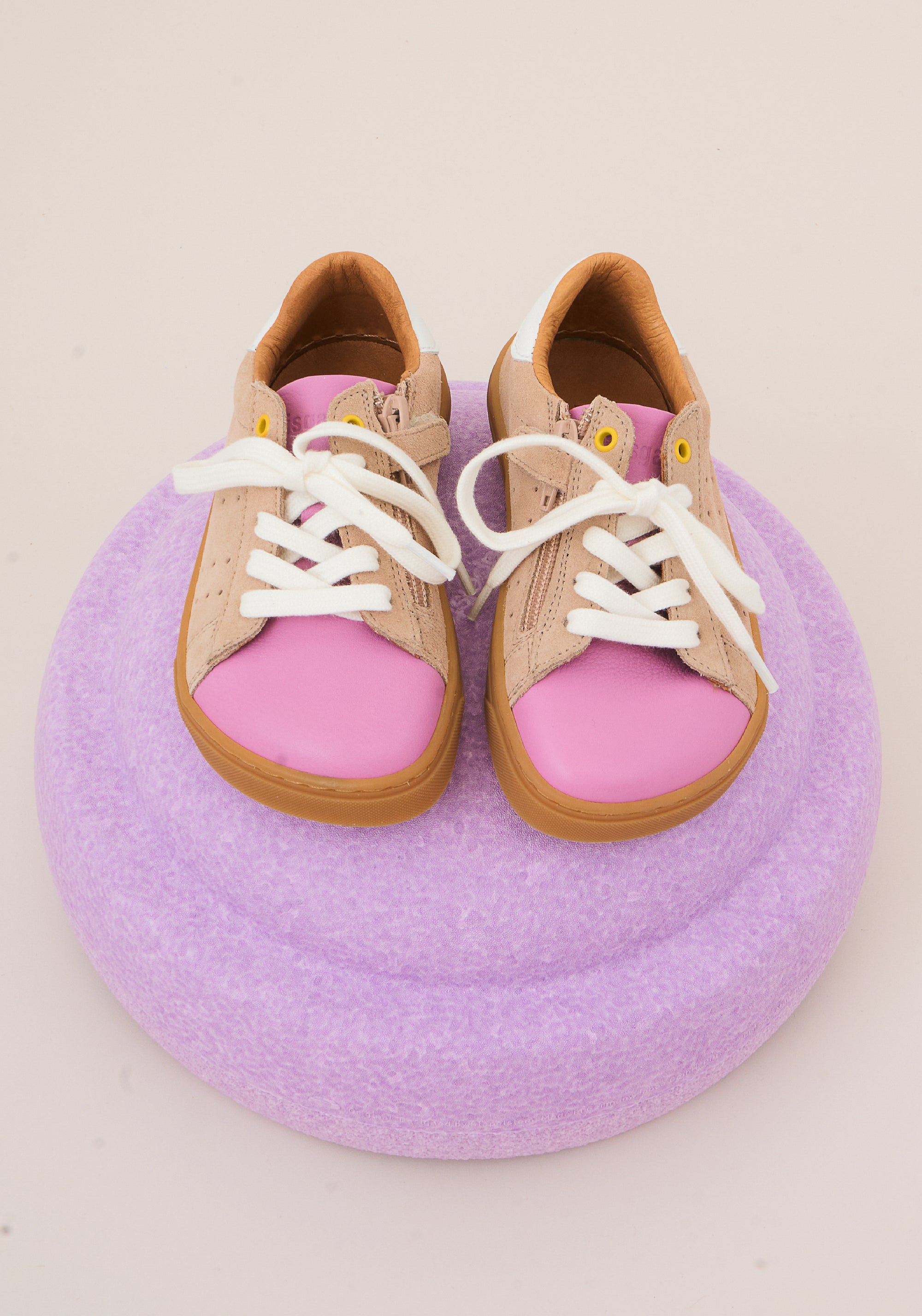 Sneakers Barefoot din piele - Raymond Light Rose