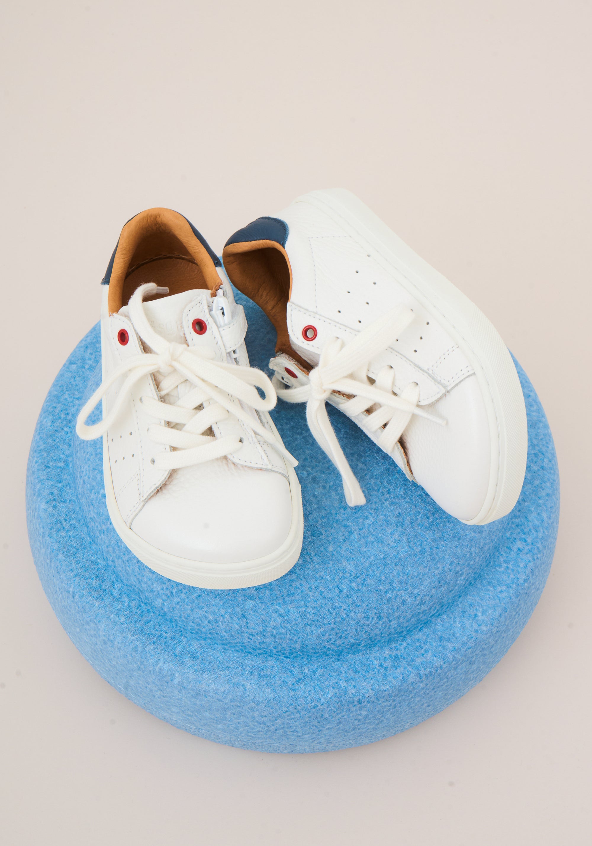 Sneakers Barefoot din piele - Raymond White Classic