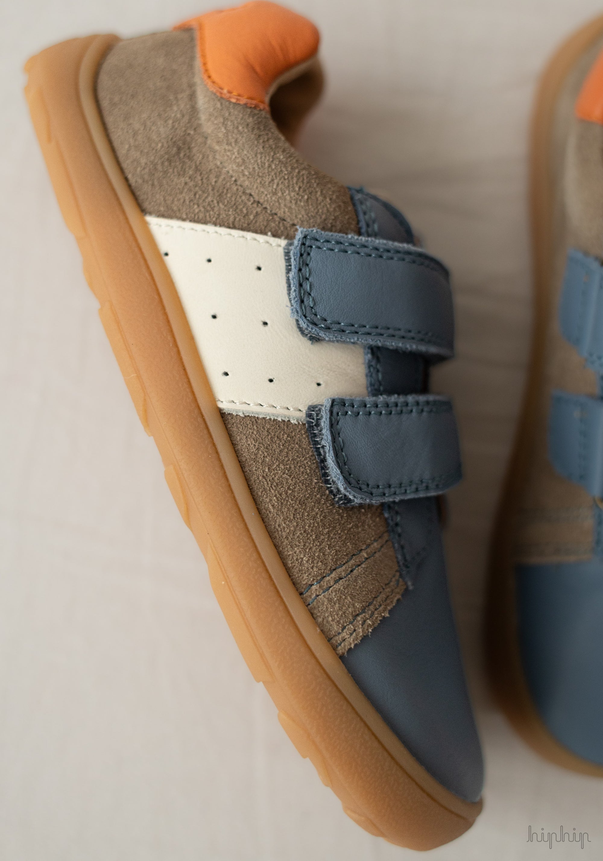 Sneakers Barefoot din piele - Ricco Sand