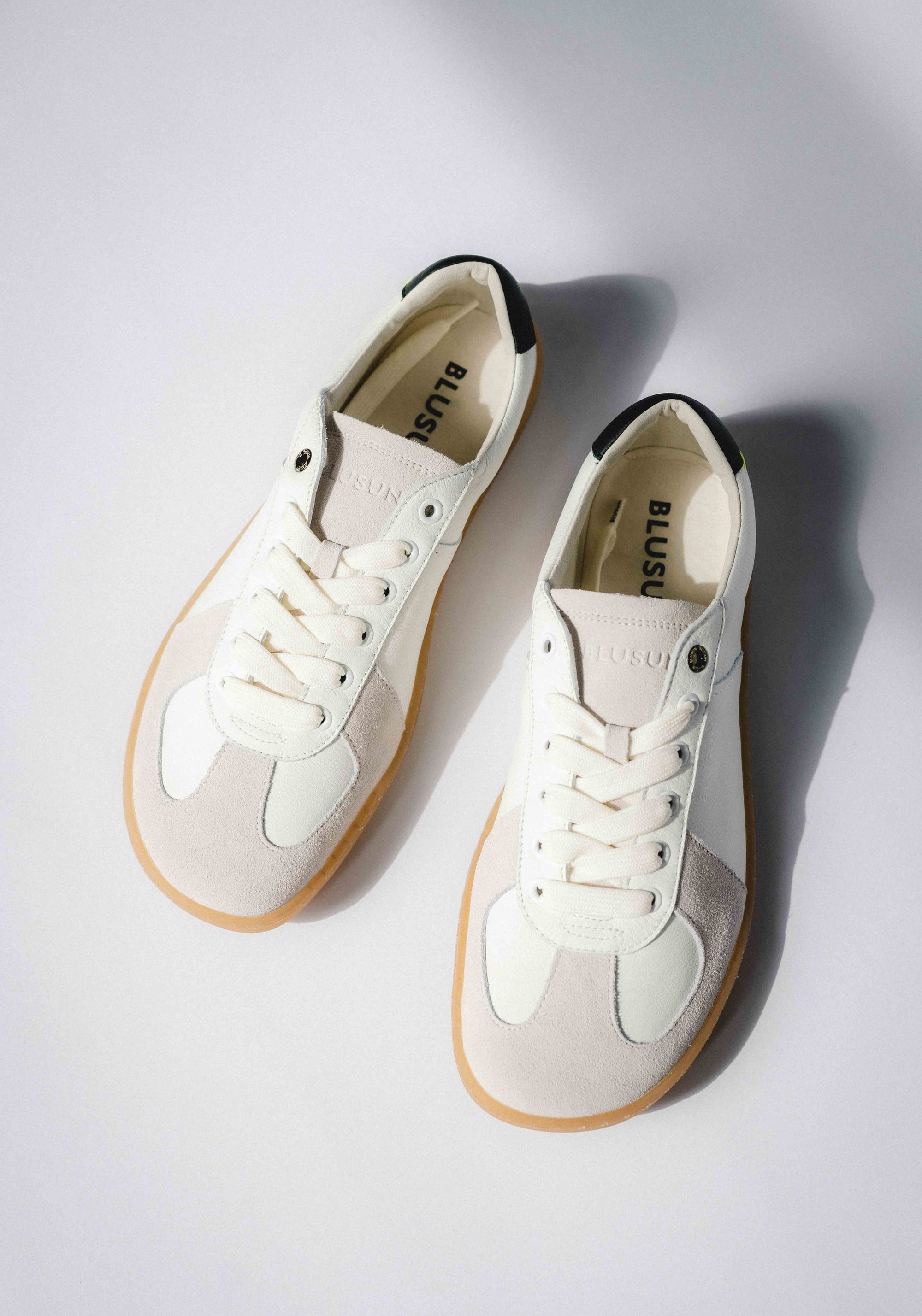 Sneakers Barefoot din piele - White