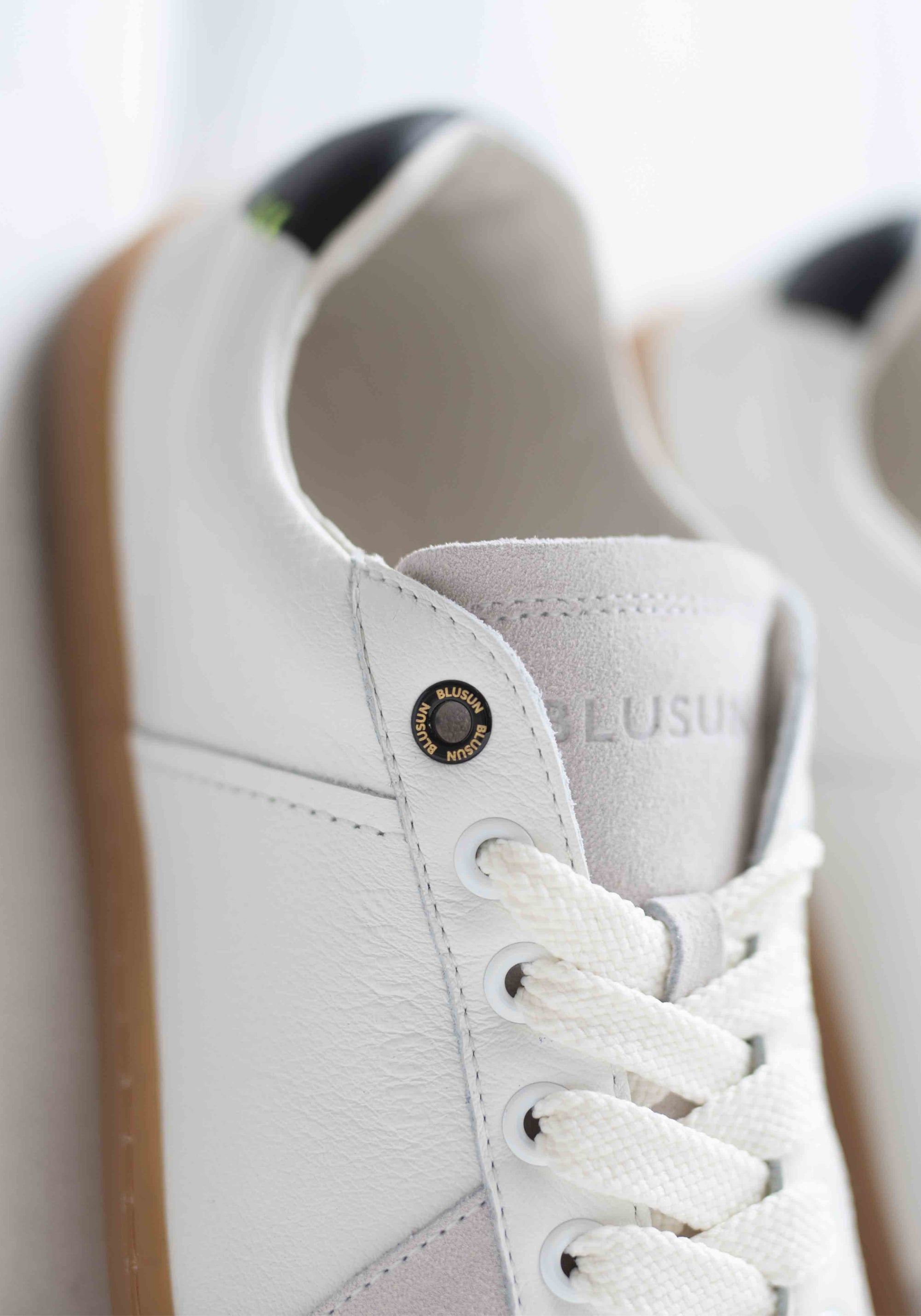 Sneakers Barefoot din piele - White