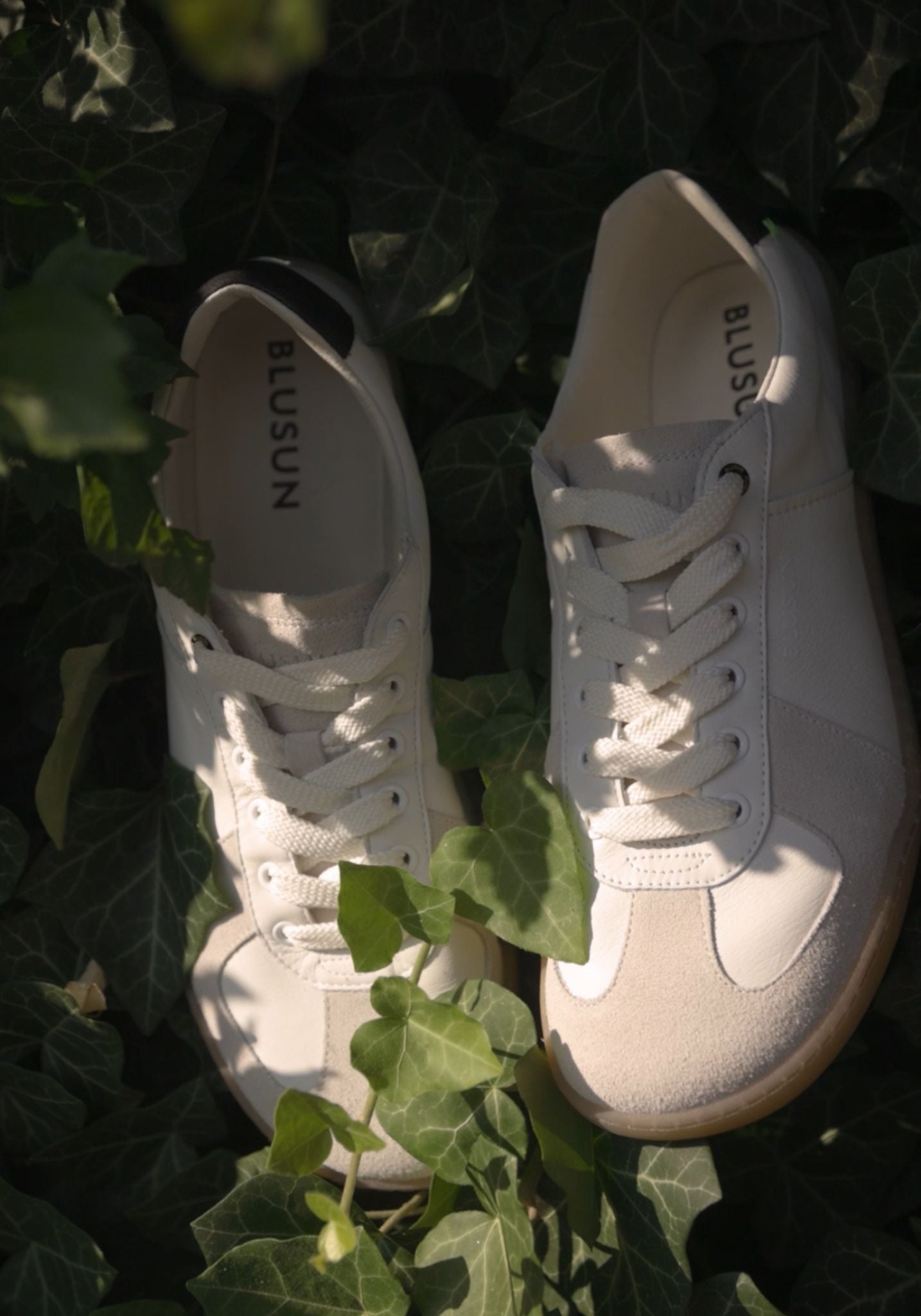 Sneakers Barefoot din piele - White