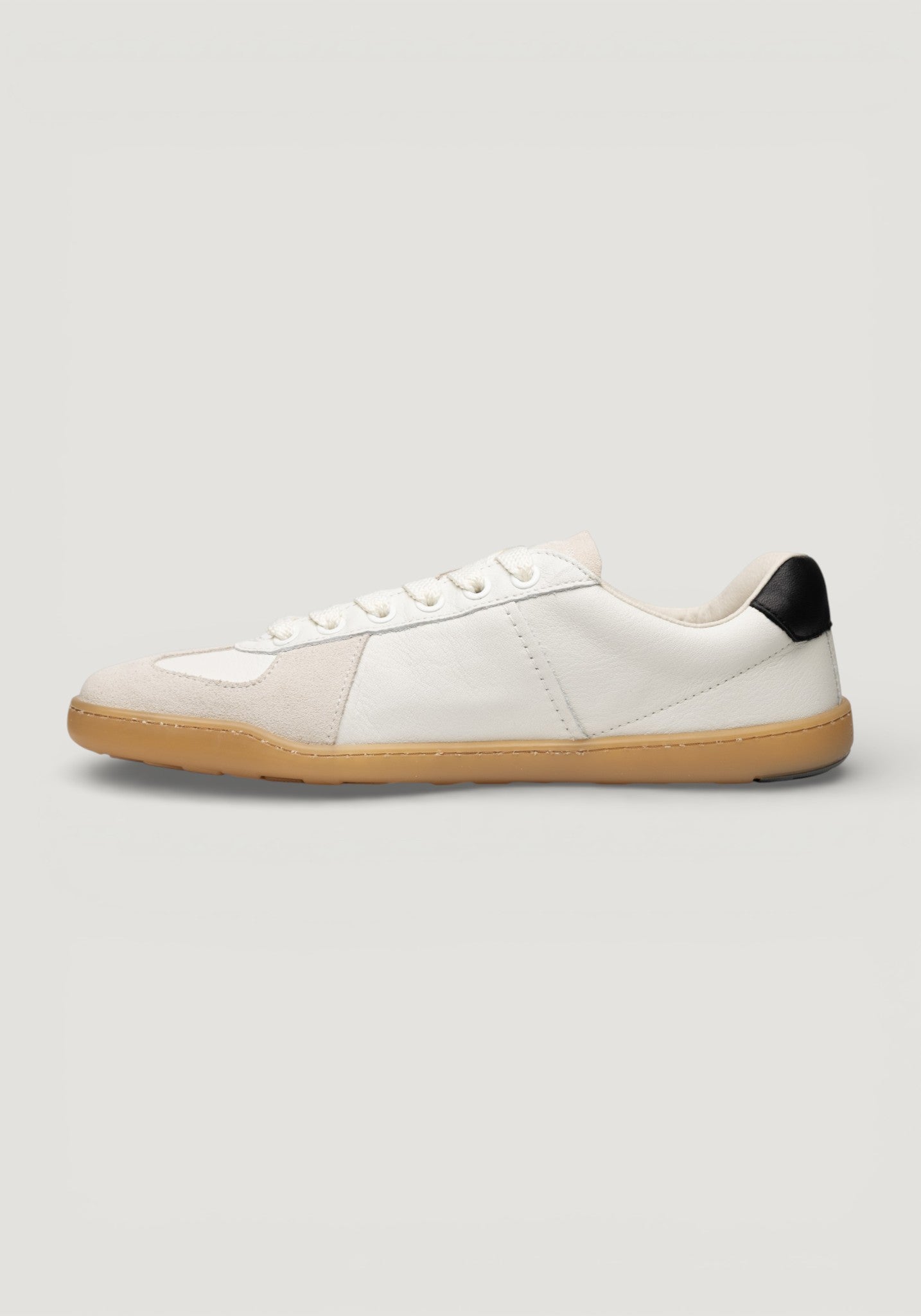 Sneakers Barefoot din piele - White