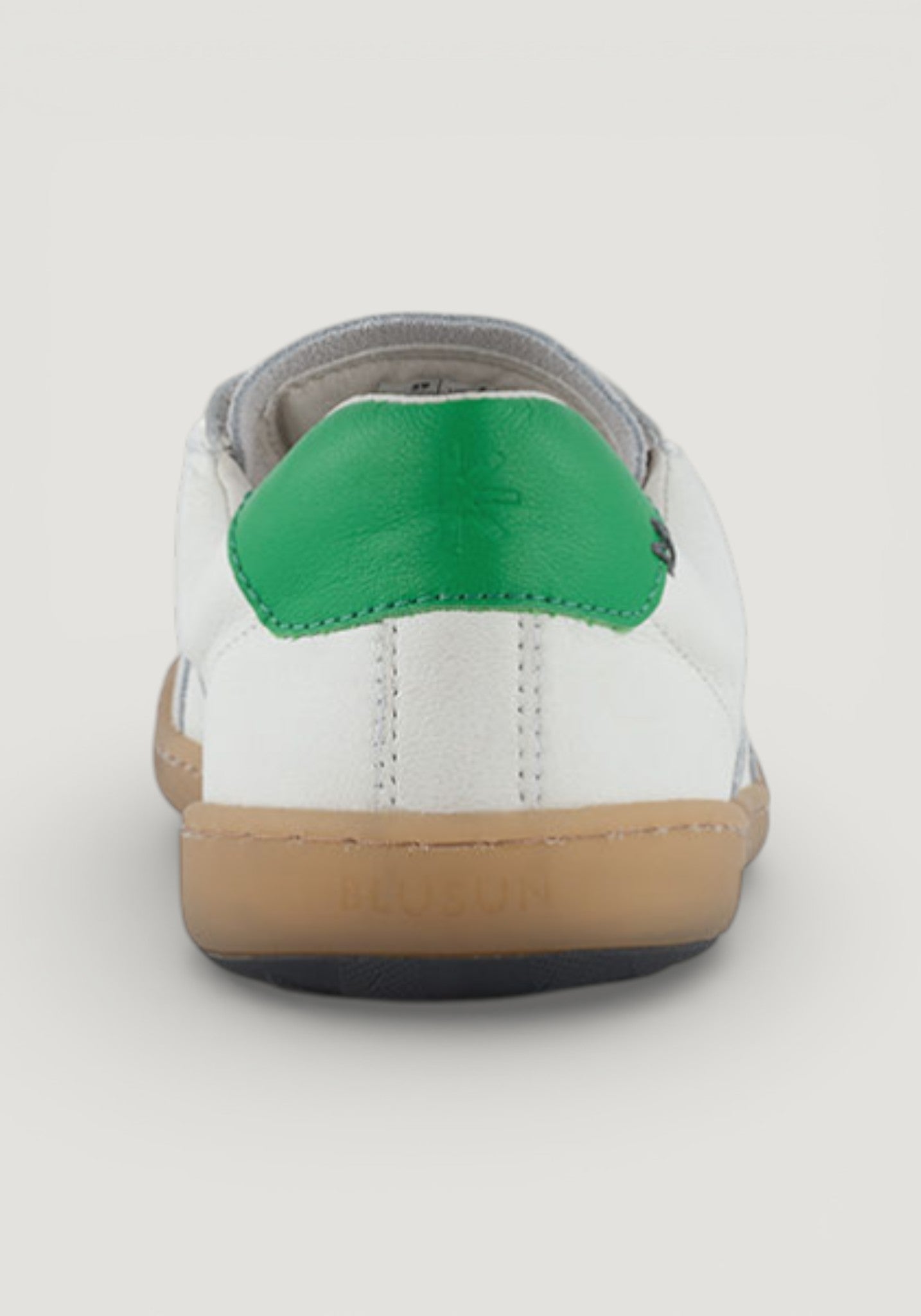 Sneakers Barefoot din piele - White/Green