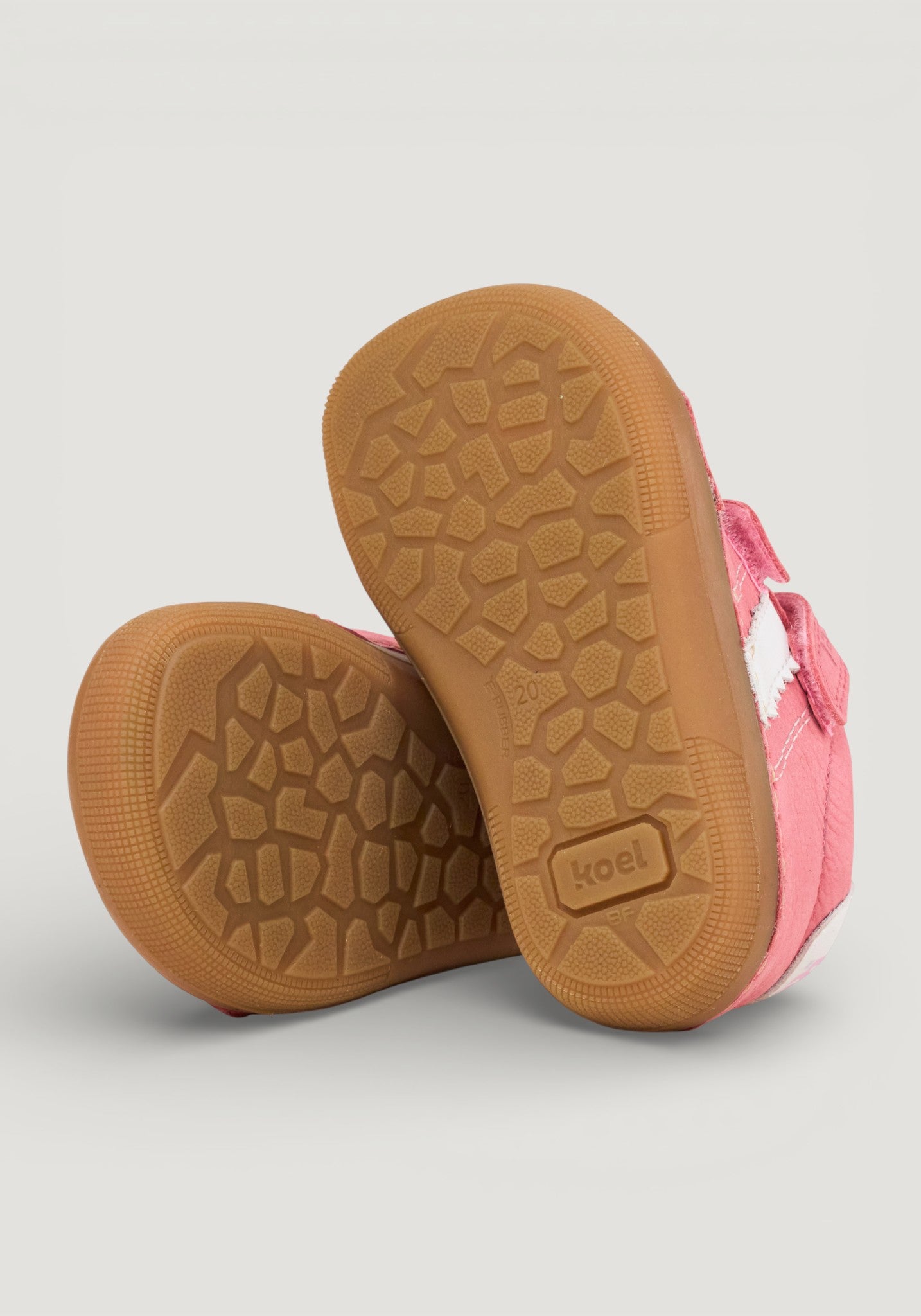 Sneakers Barefoot ExtraWide din piele - Archie New Fuchsia