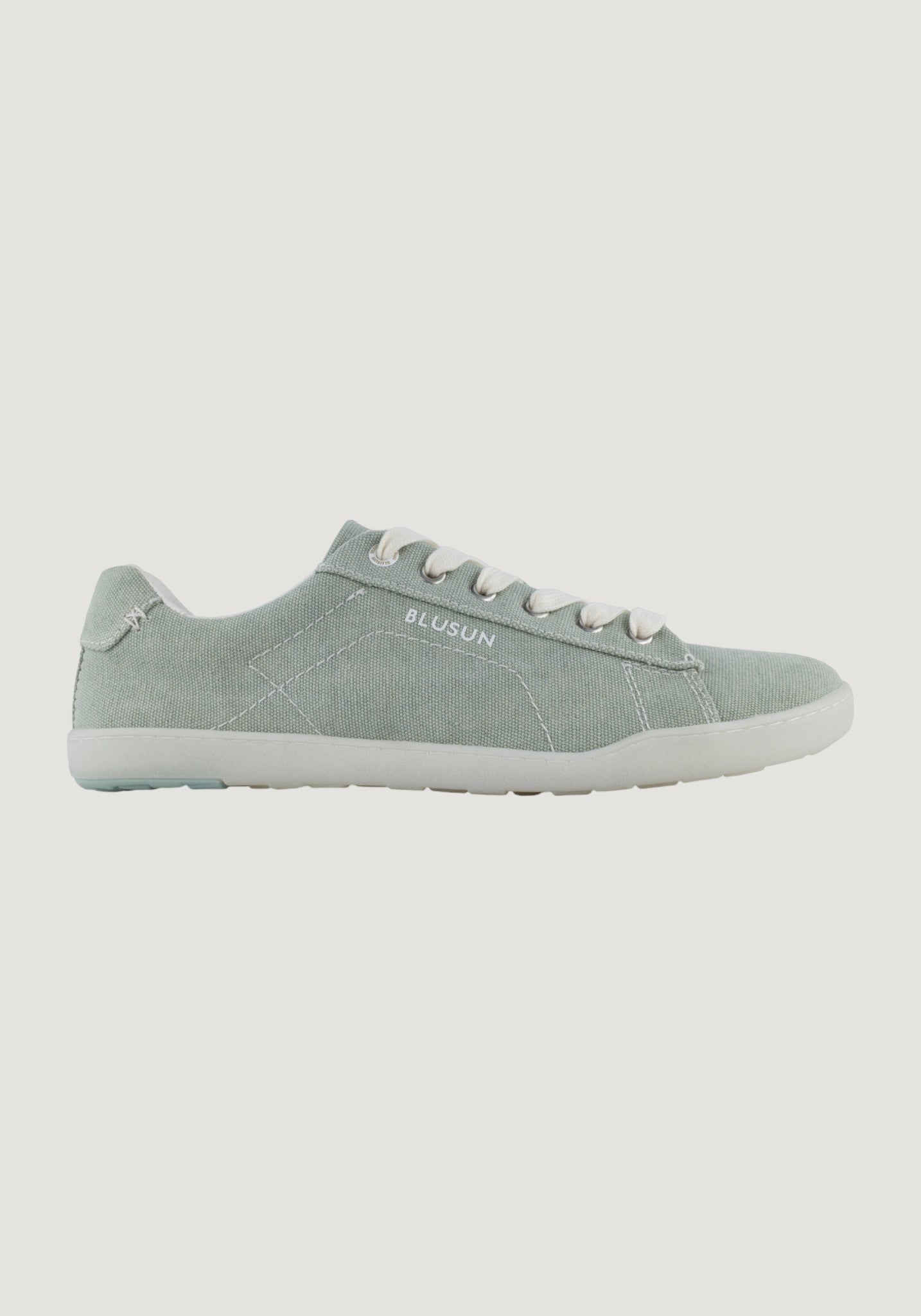 Sneakers Barefoot femei din bumbac - Frosty Green