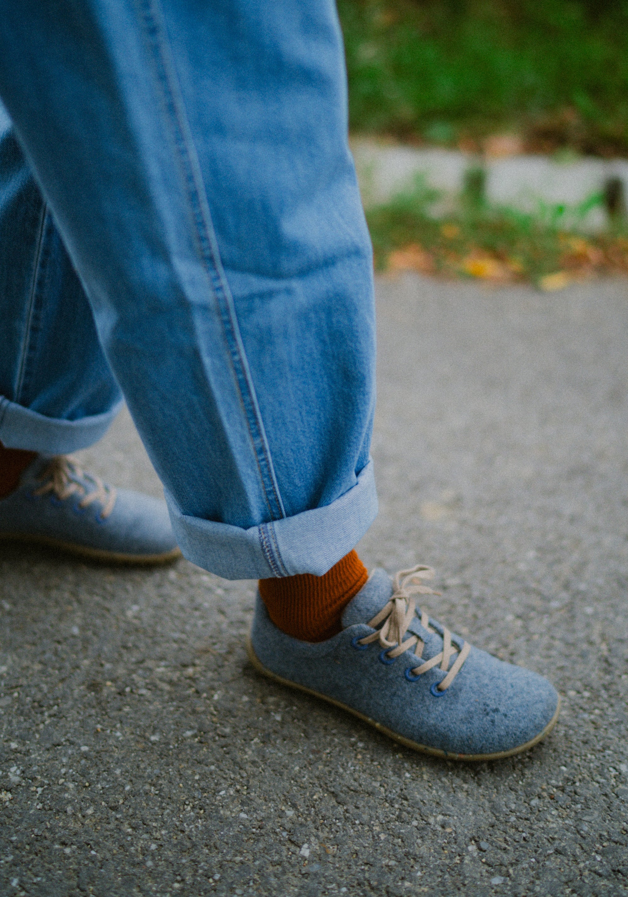 Sneakers Barefoot femei din lână merinos - Ines Jeans