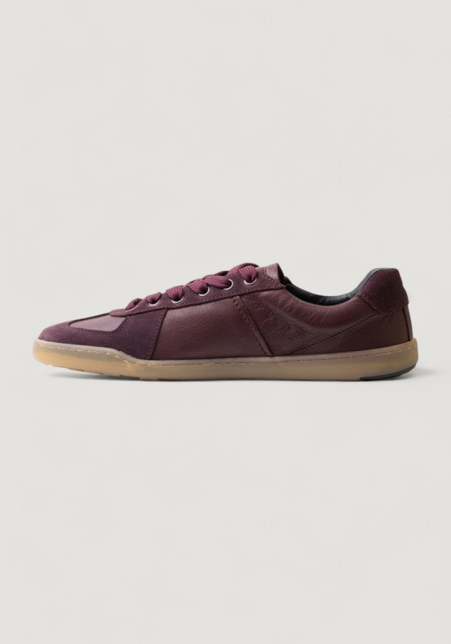 Sneakers Barefoot femei din piele - Berry