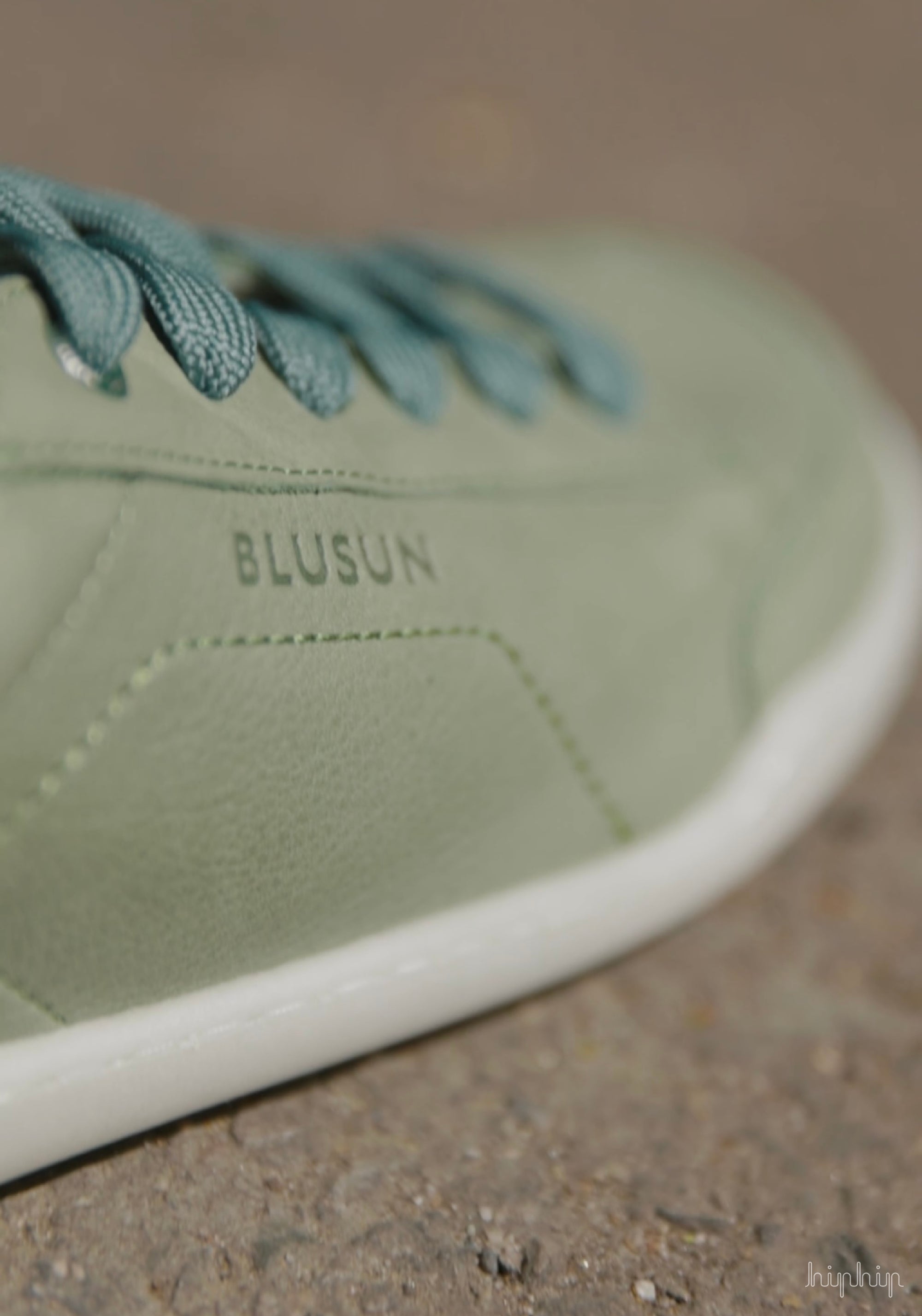 Sneakers Barefoot femei din piele - Green
