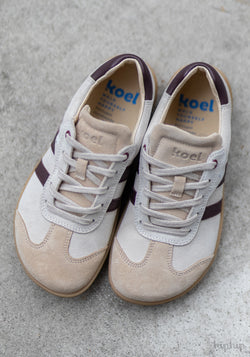 Sneakers Barefoot femei din piele - Ila Beige
