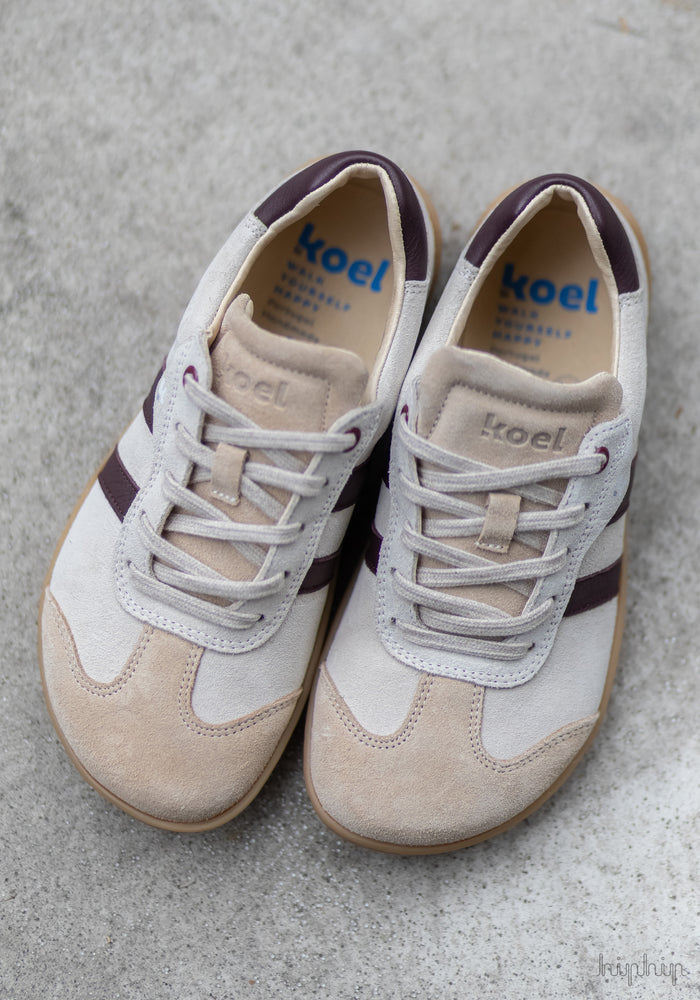 Sneakers Barefoot femei din piele - Ila Beige