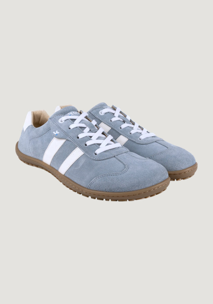 Sneakers Barefoot femei din piele - Ila Light Blue